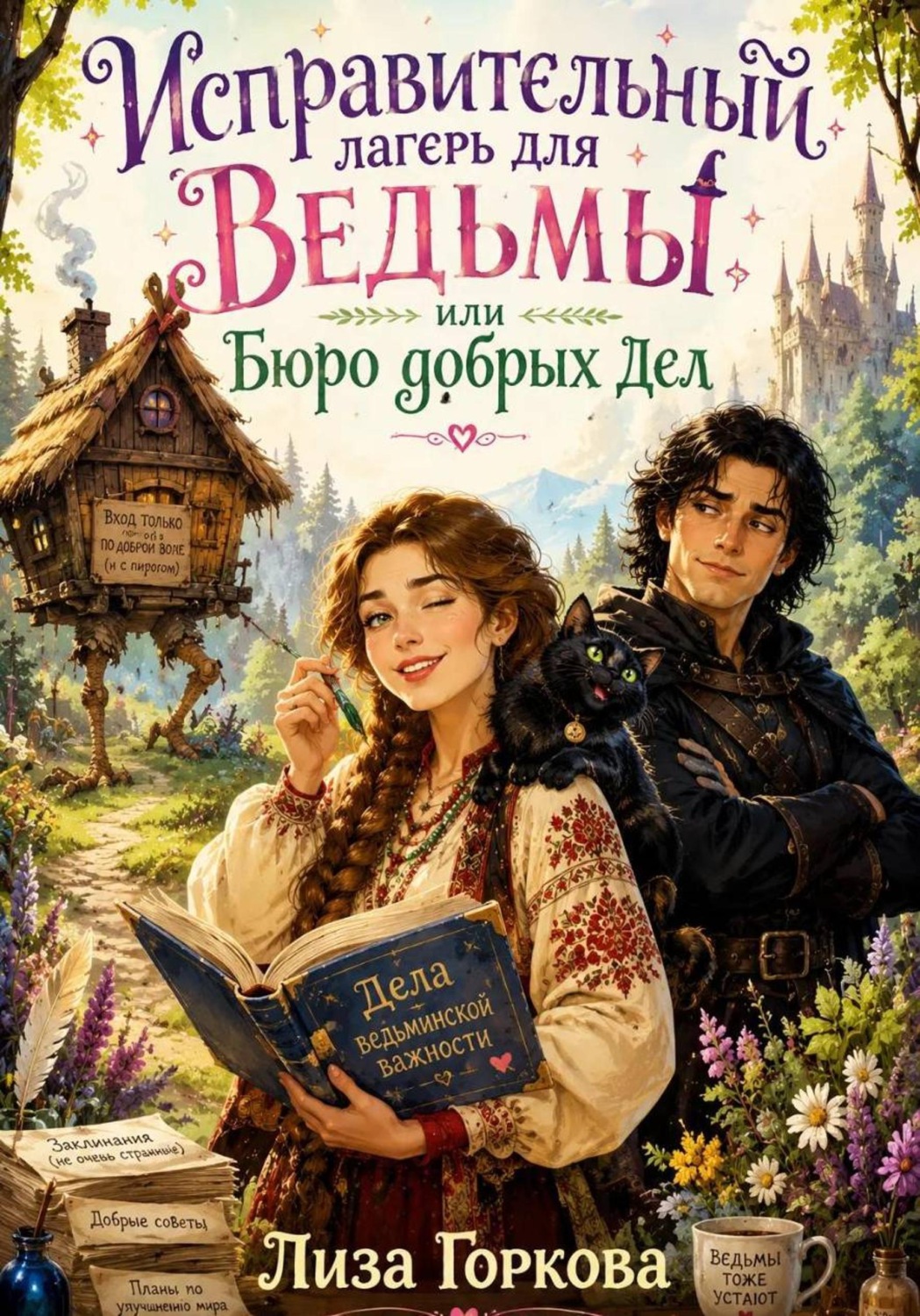 Обложка книги «Исправительный лагерь для ведьмы или Бюро добрых дел»