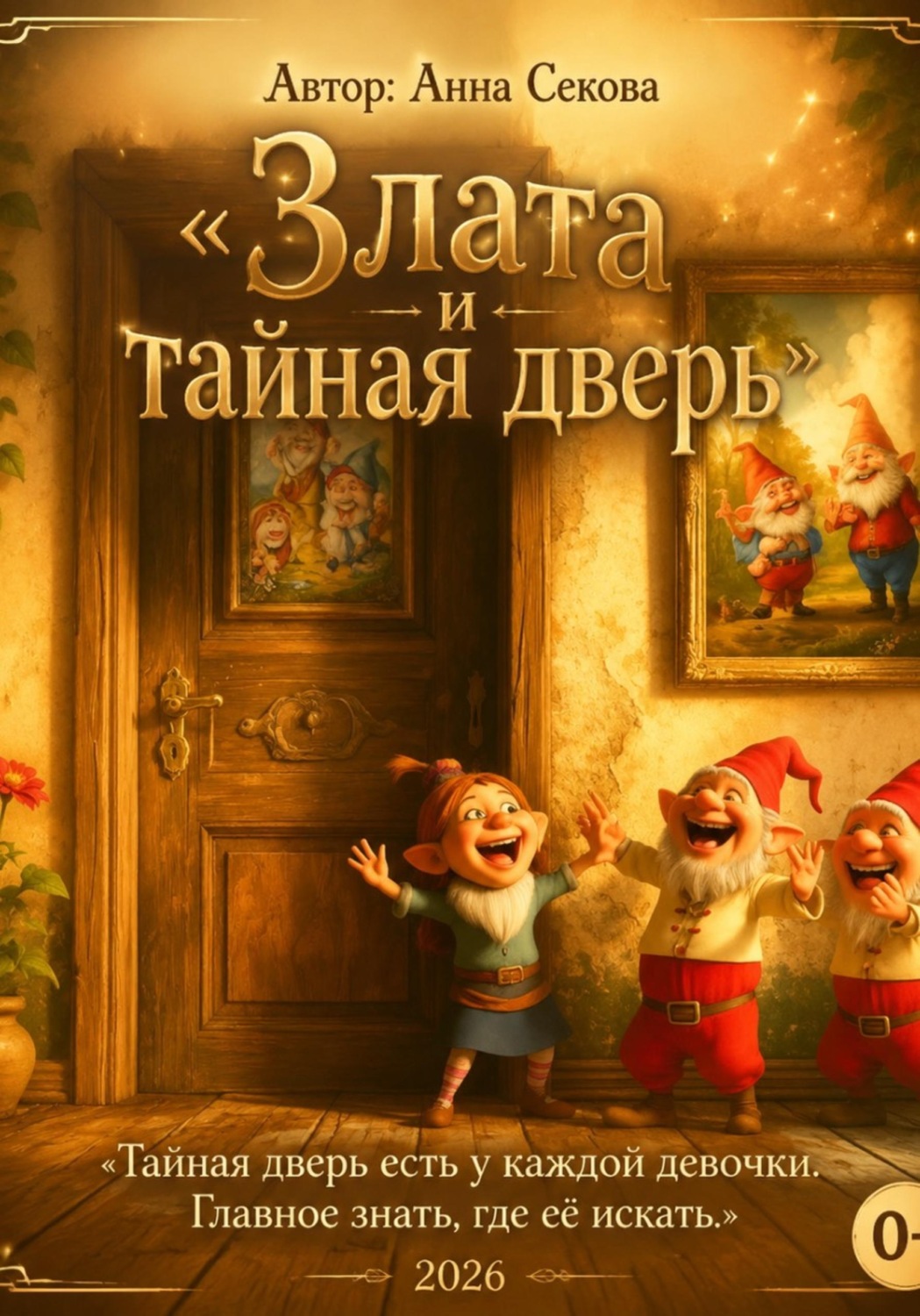 Обложка книги «Злата и тайная дверь»