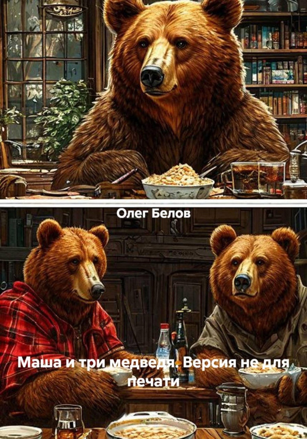Обложка книги «Маша и три медведя. Версия не для печати»