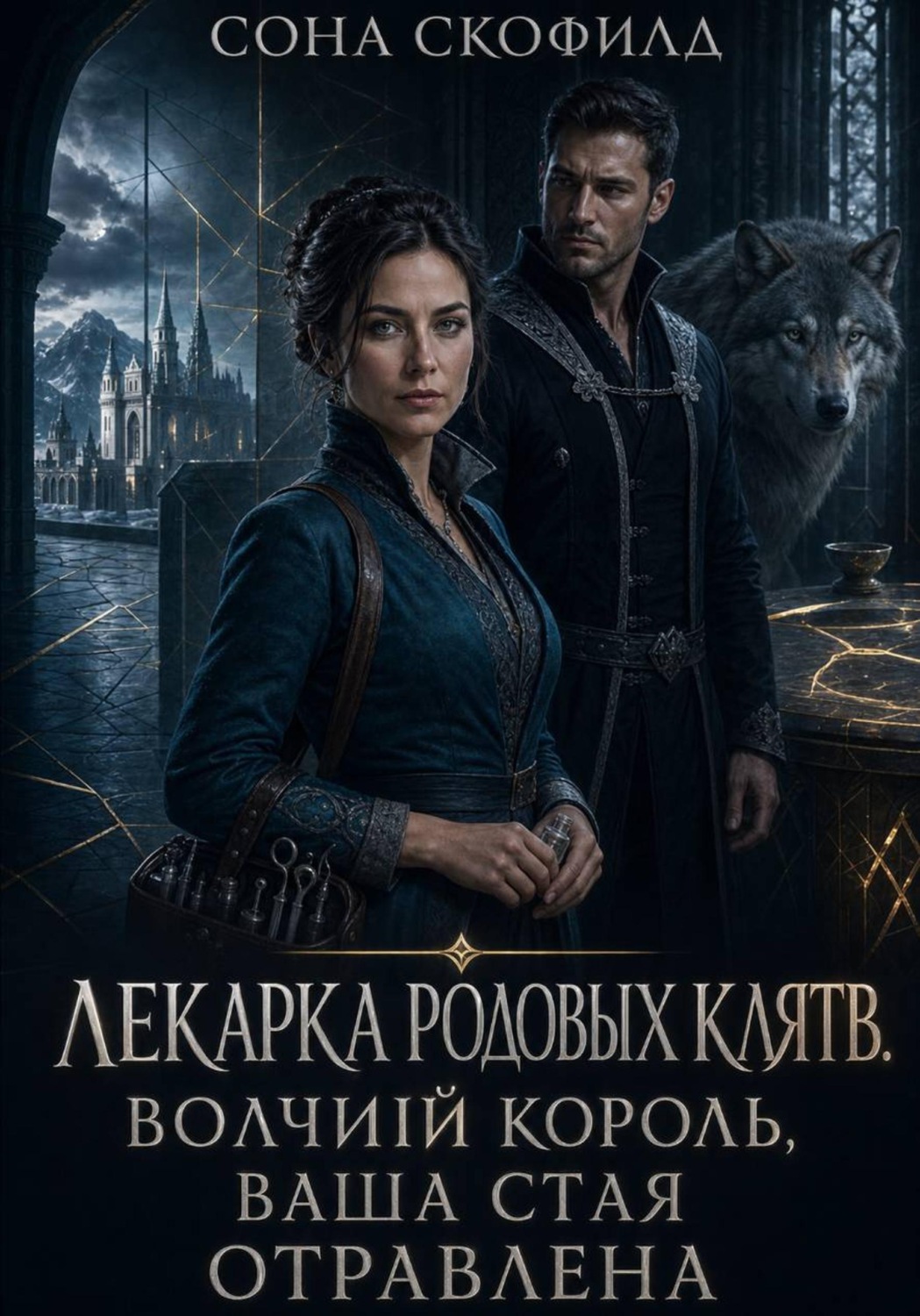 Обложка книги «Лекарка родовых клятв. Волчий король, ваша стая отравлена»