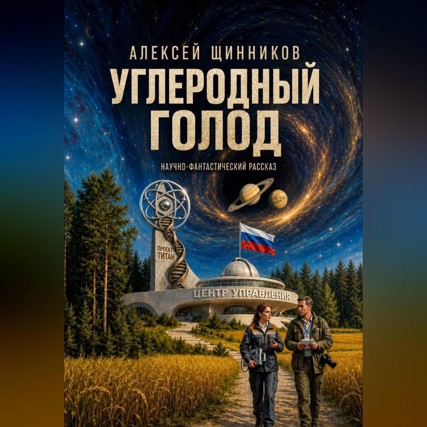 Обложка книги «Углеродный голод. Научно-фантастический рассказ»