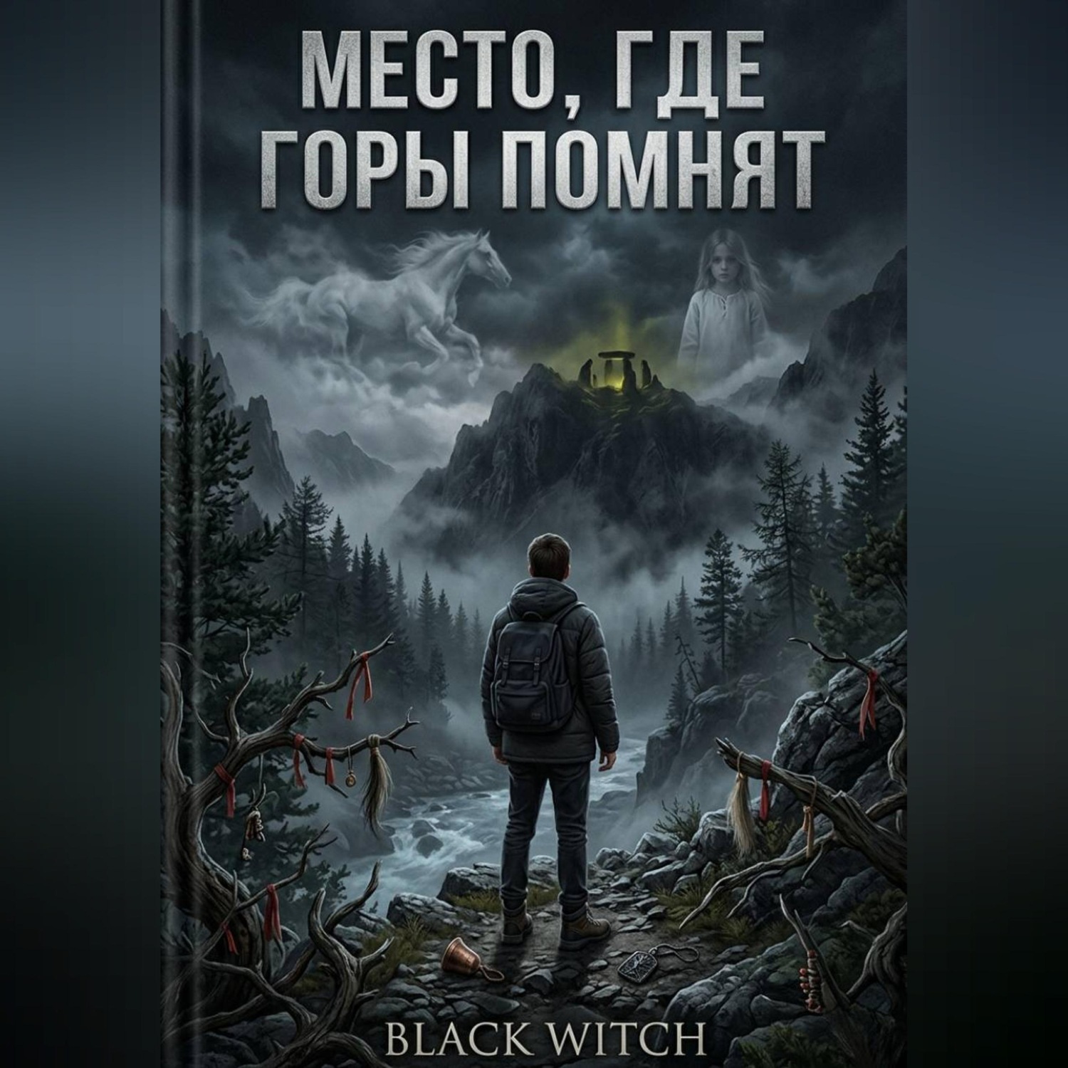 Обложка книги «МЕСТО, ГДЕ ГОРЫ ПОМНЯТ.Мистический роман»