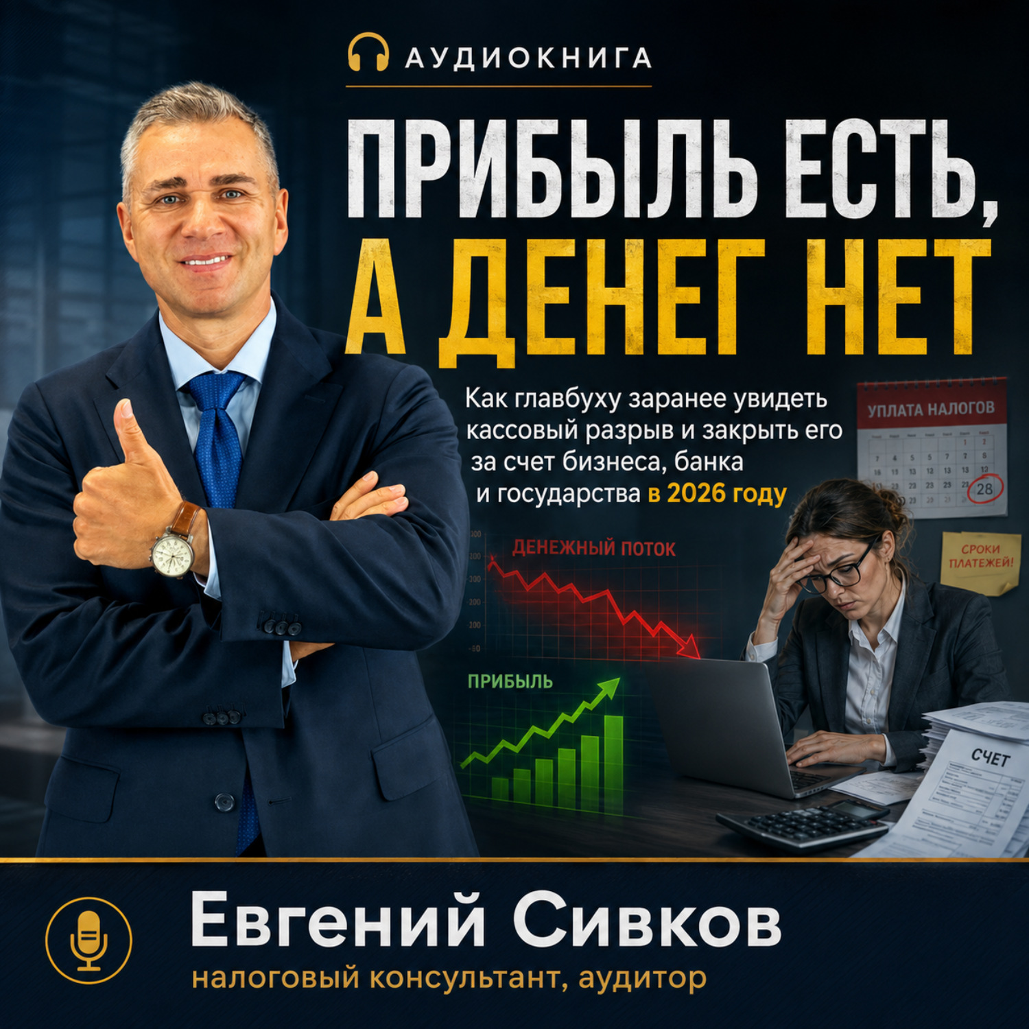 Обложка книги «Прибыль есть, а денег нет»