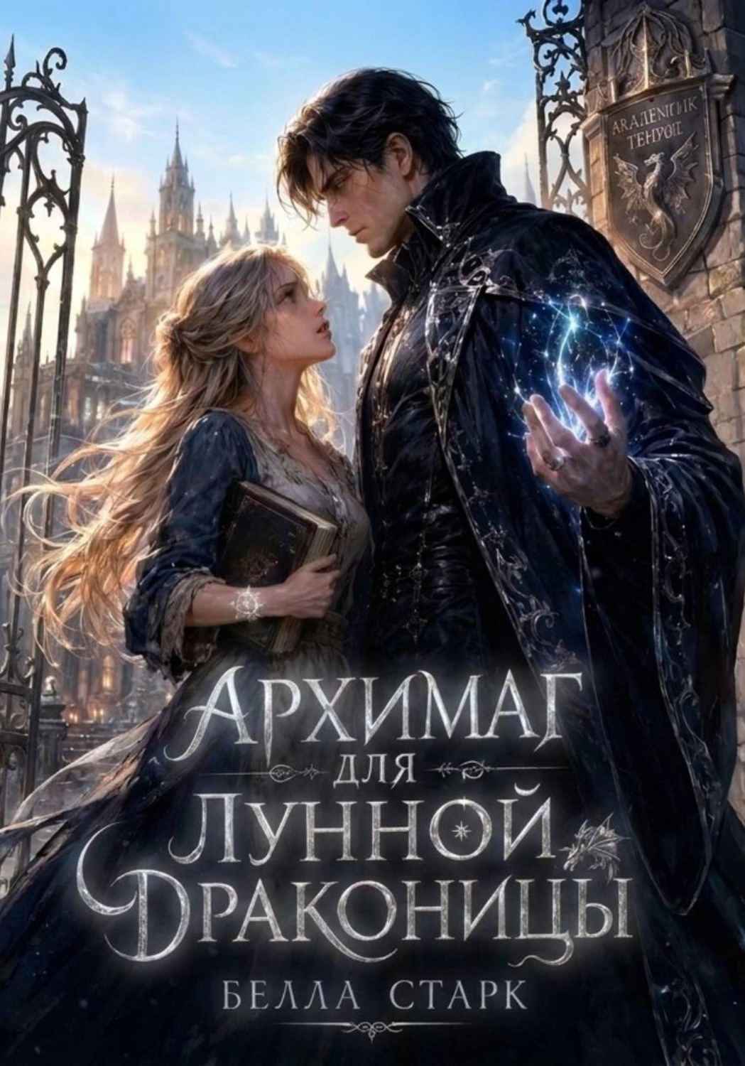 Обложка книги «Архимаг для лунной драконицы»