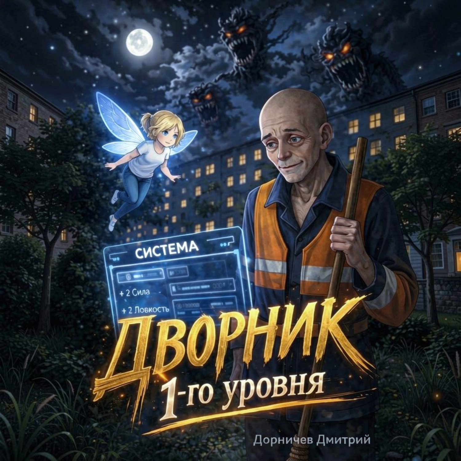 Обложка книги «Дворник 1-го уровня. Том 1»