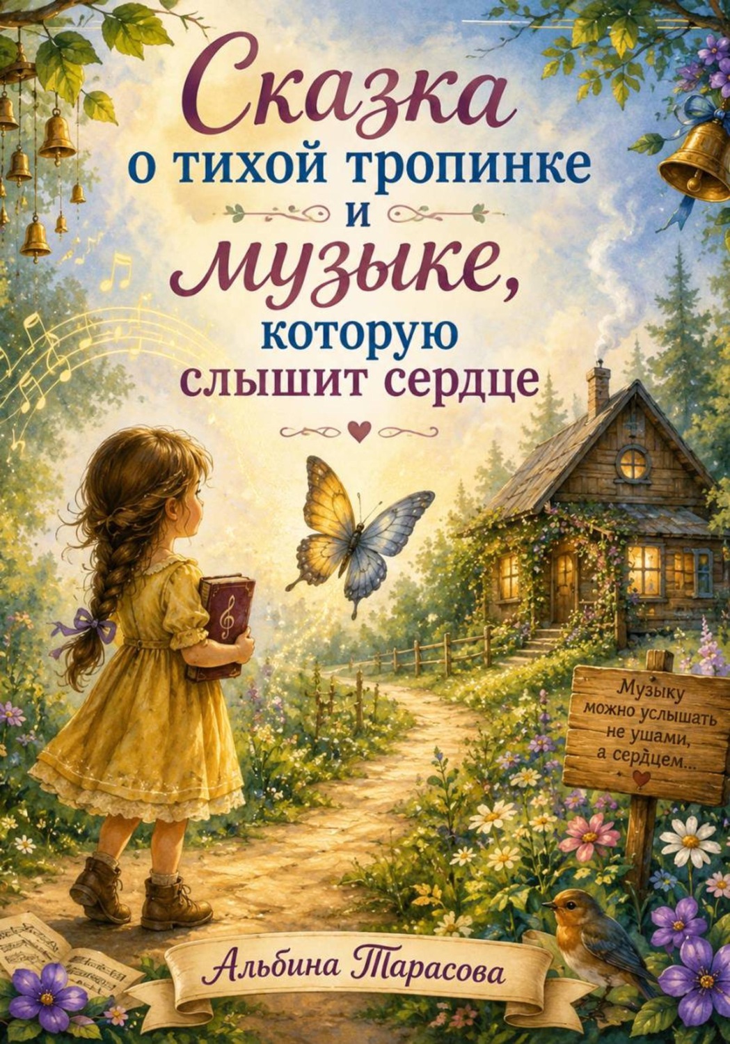 Обложка книги «Сказка о тихой тропинке и музыке, которую слышит сердце»