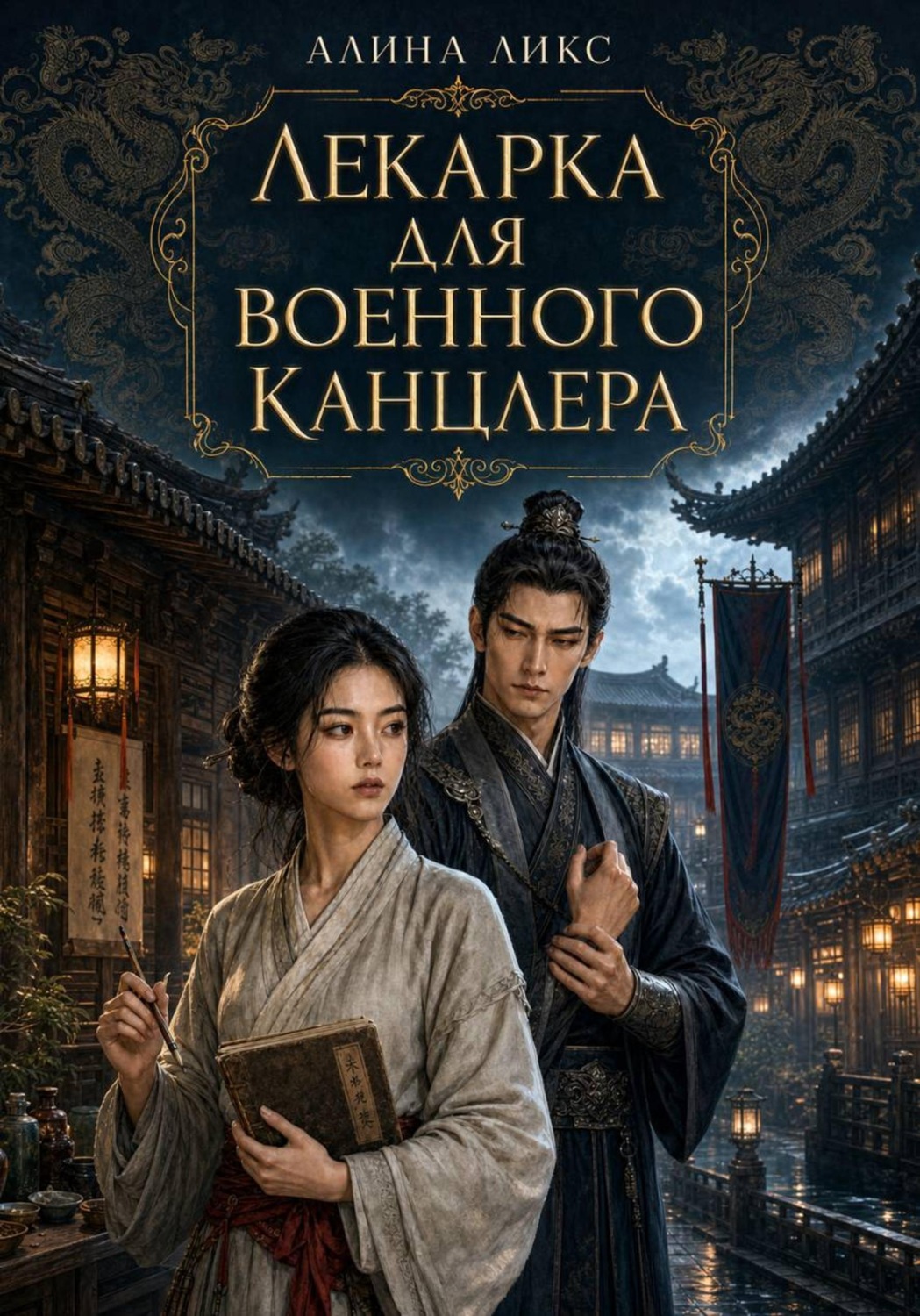 Обложка книги «Лекарка для военного канцлера»