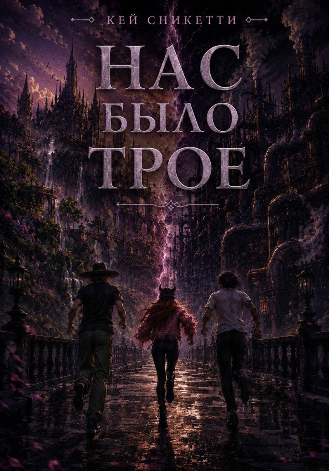 Обложка книги «Нас было трое»