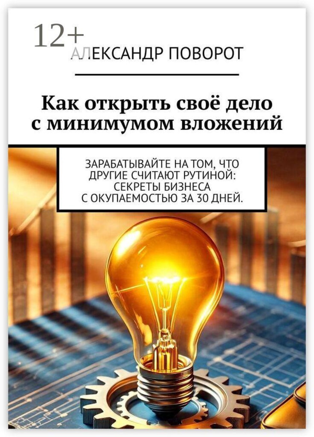 Обложка книги «Как открыть своё дело с минимумом вложений. Зарабатывайте на том, что другие считают рутиной: секреты бизнеса с окупаемостью за 30 дней.»