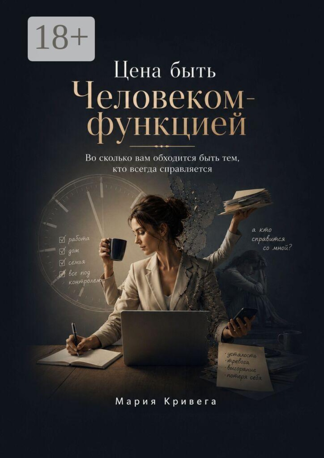 Обложка книги «Цена быть Человеком-функцией. Во сколько вам обходится быть тем, кто всегда справляется»