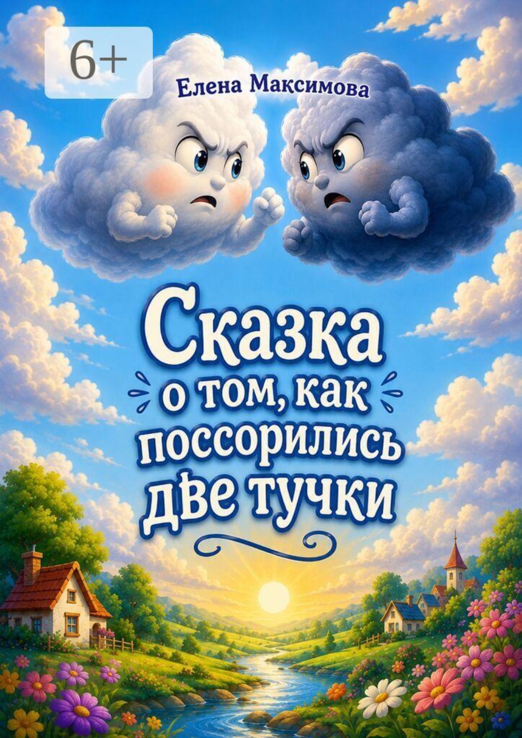 Обложка книги «Сказка о том, как поссорились две тучки»