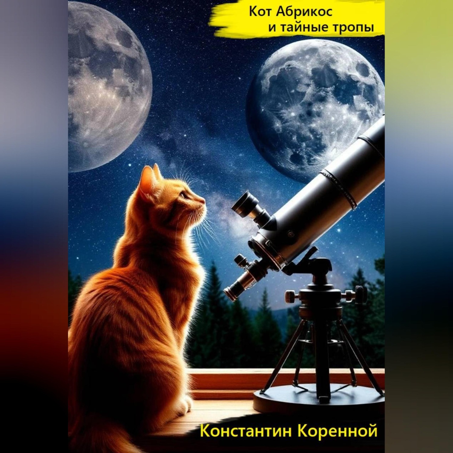Обложка книги «Кот Абрикос и тайные тропы»