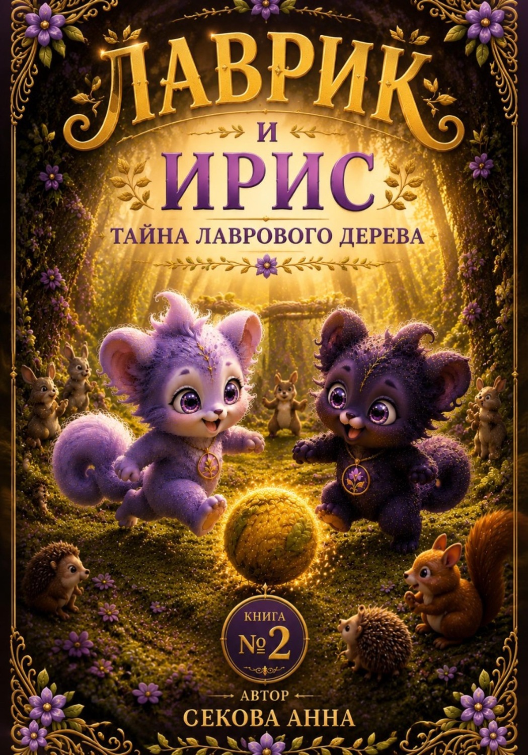 Обложка книги «Лаврик и Ирис. Лесные игры»