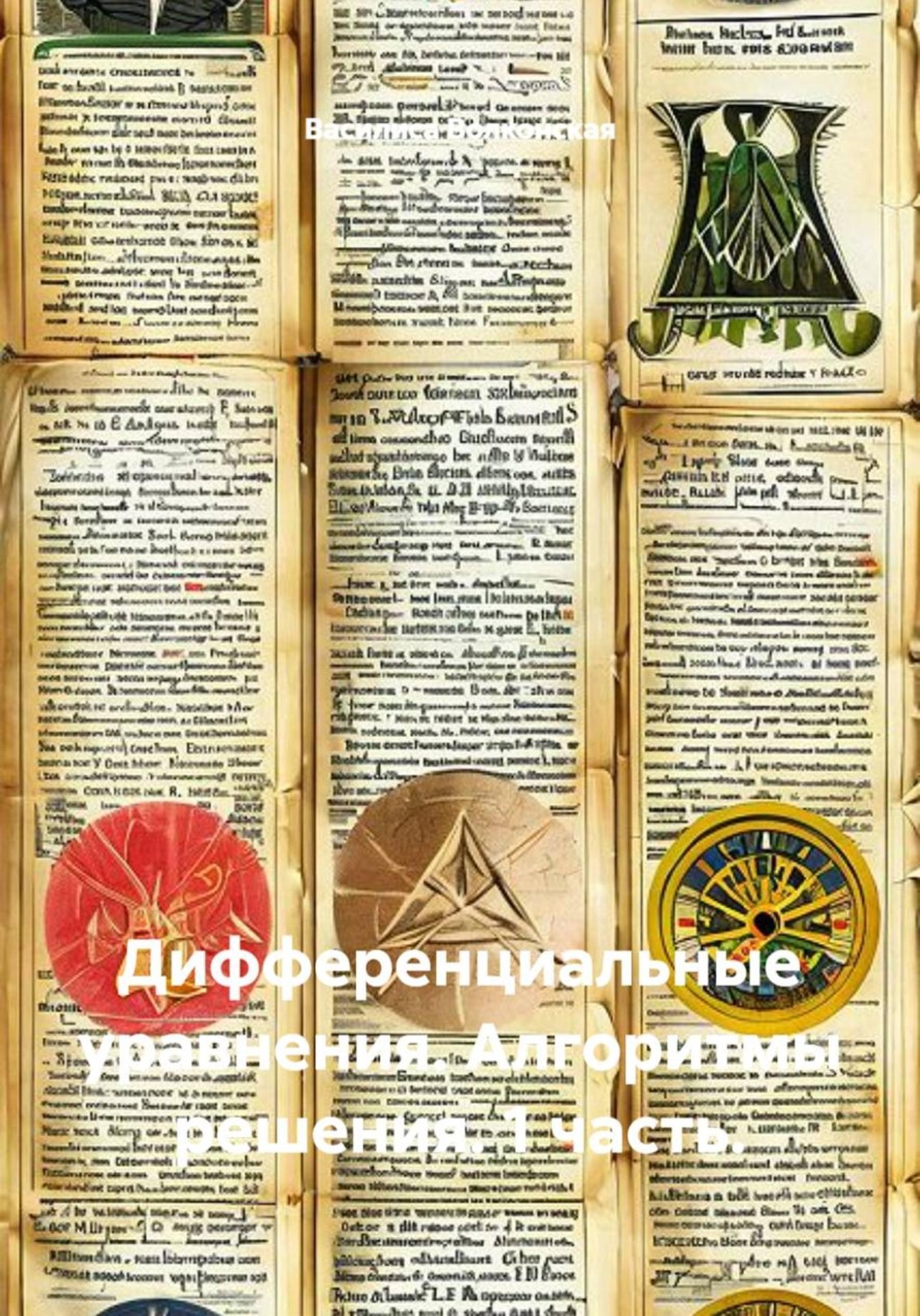 Обложка книги «Дифференциальные уравнения. Алгоритмы решения. 1 часть.»