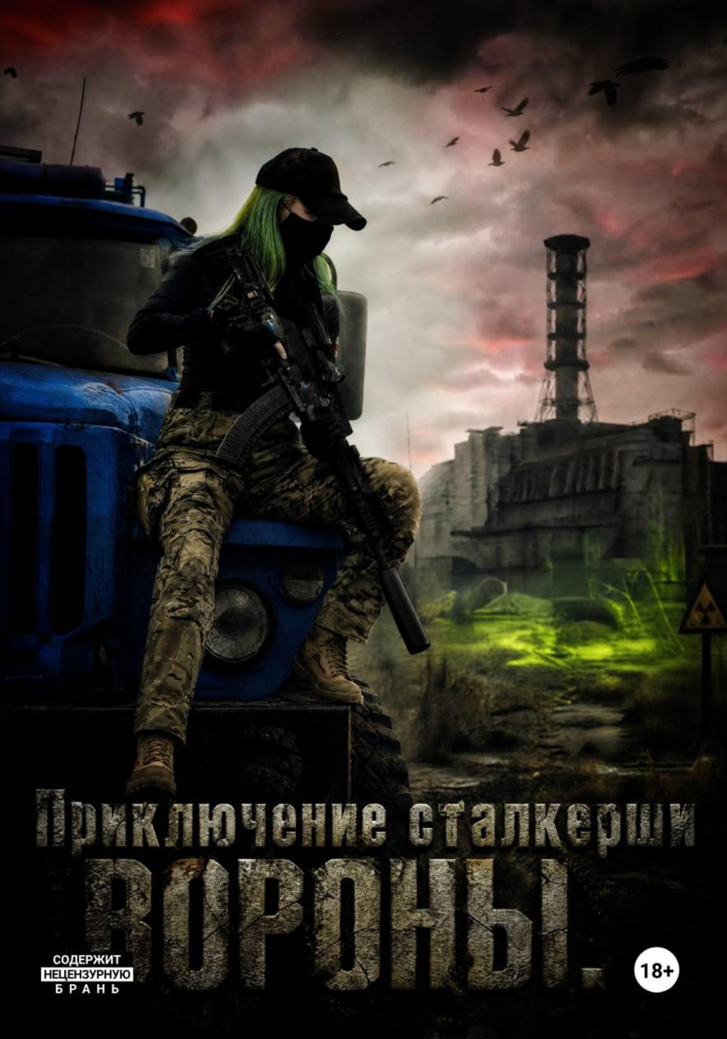 Обложка книги «Приключение Сталкерши Вороны»