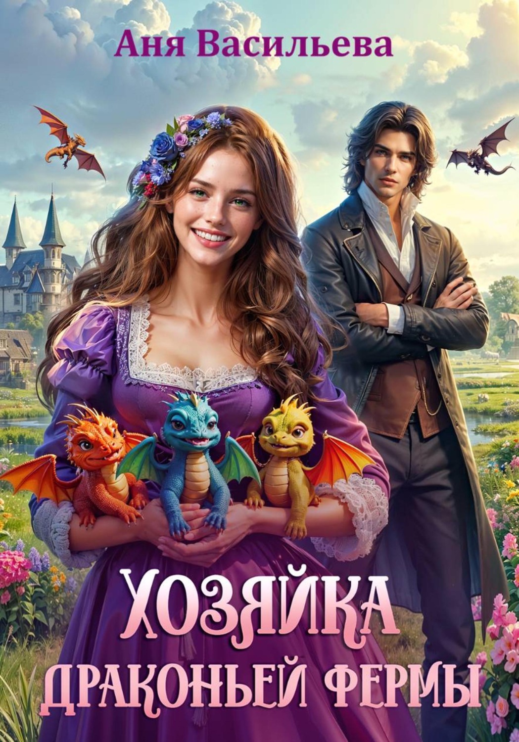 Обложка книги «Хозяйка драконьей фермы»