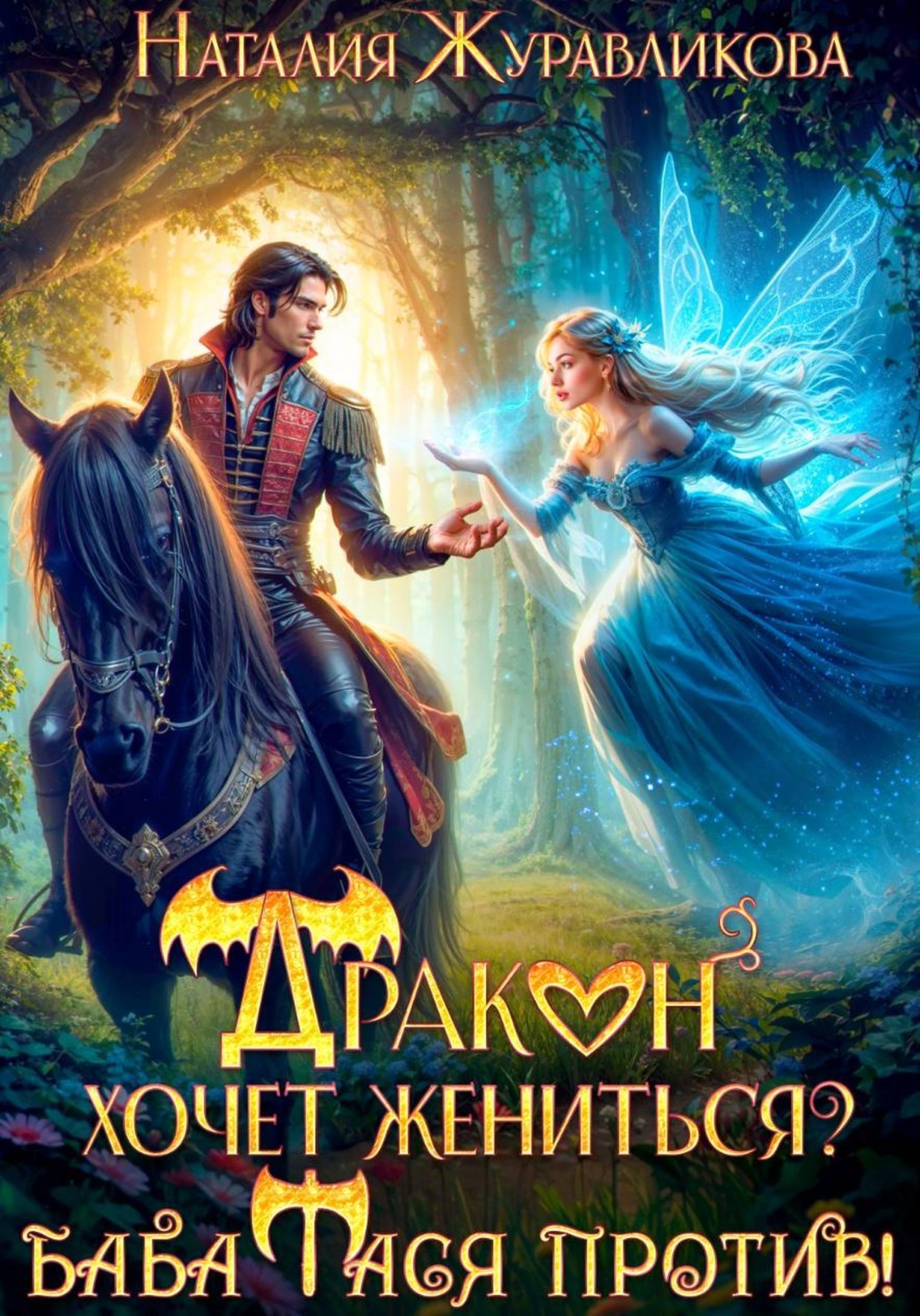Обложка книги «Дракон хочет жениться? Баба Тася против!»