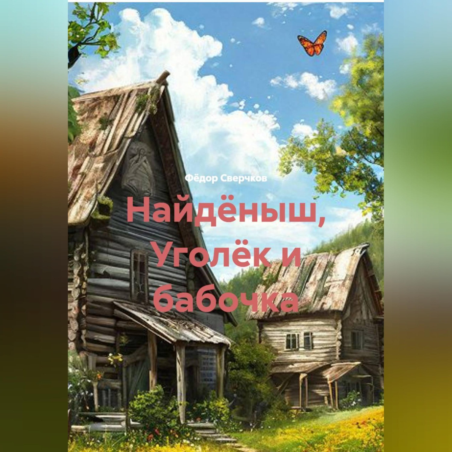 Обложка книги «Найдёныш, Уголёк и бабочка»