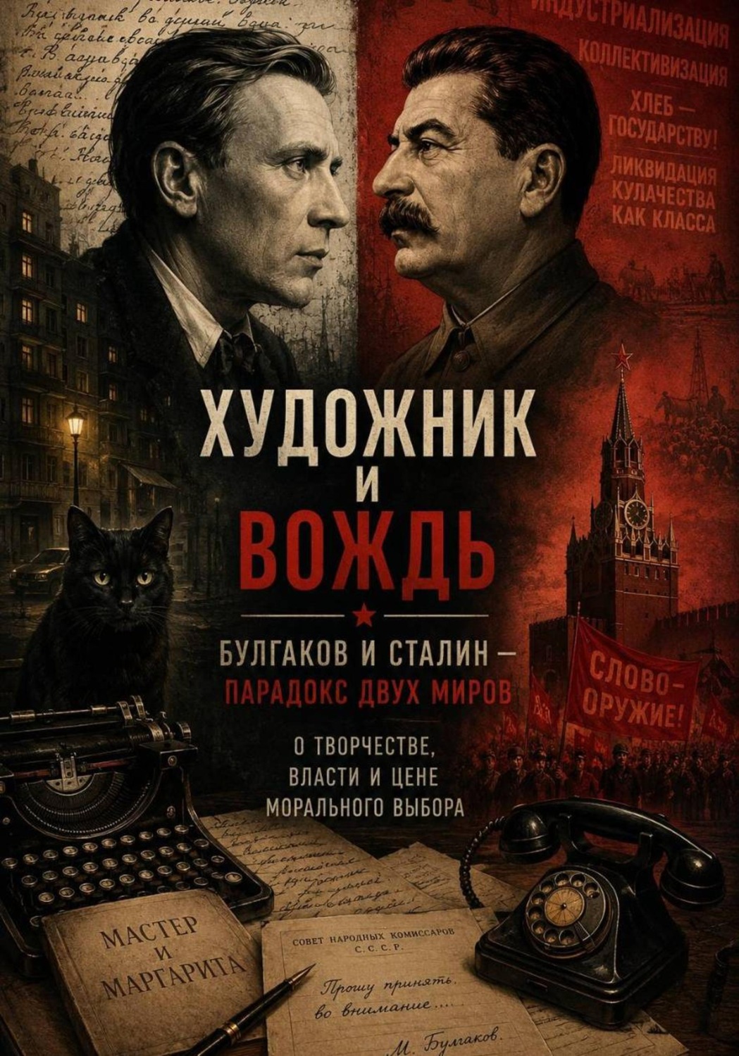 Обложка книги «Художник и вождь: Булгаков и Сталин — парадокс двух миров»