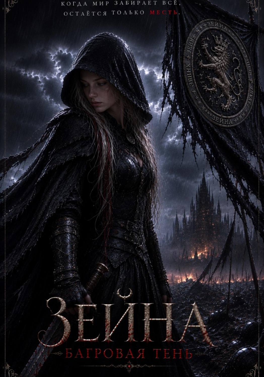Обложка книги «Зейна - Багровая тень»