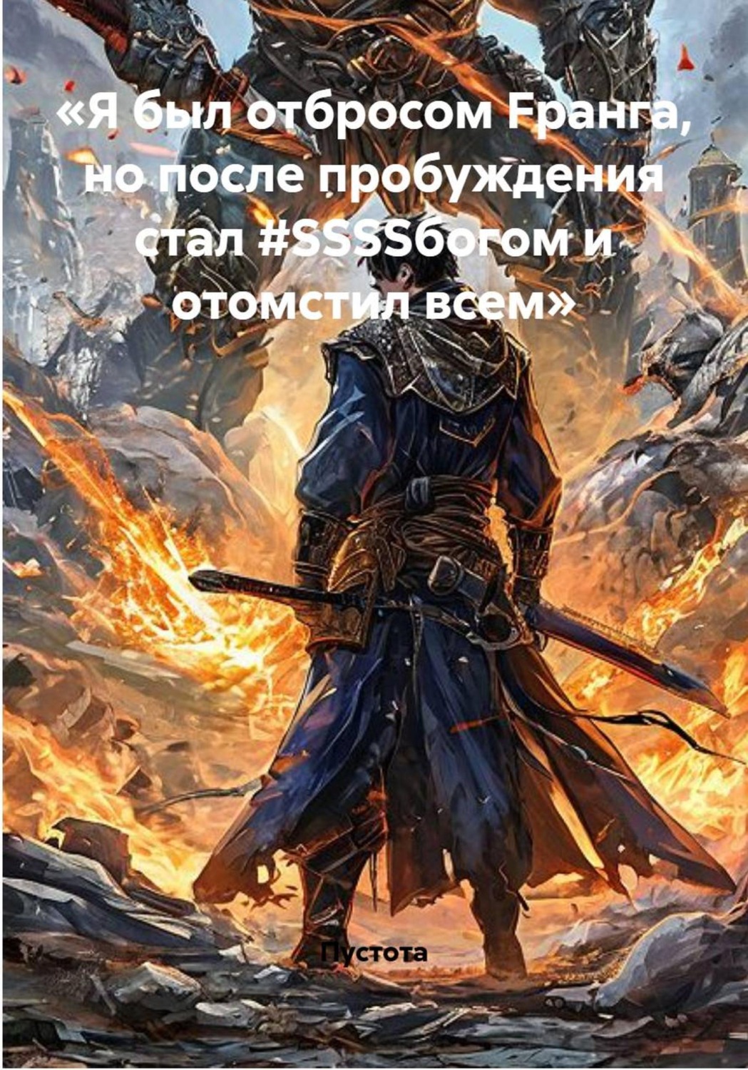 Обложка книги ««Я был отбросом Fранга, но после пробуждения стал #SSSSбогом и отомстил всем»»
