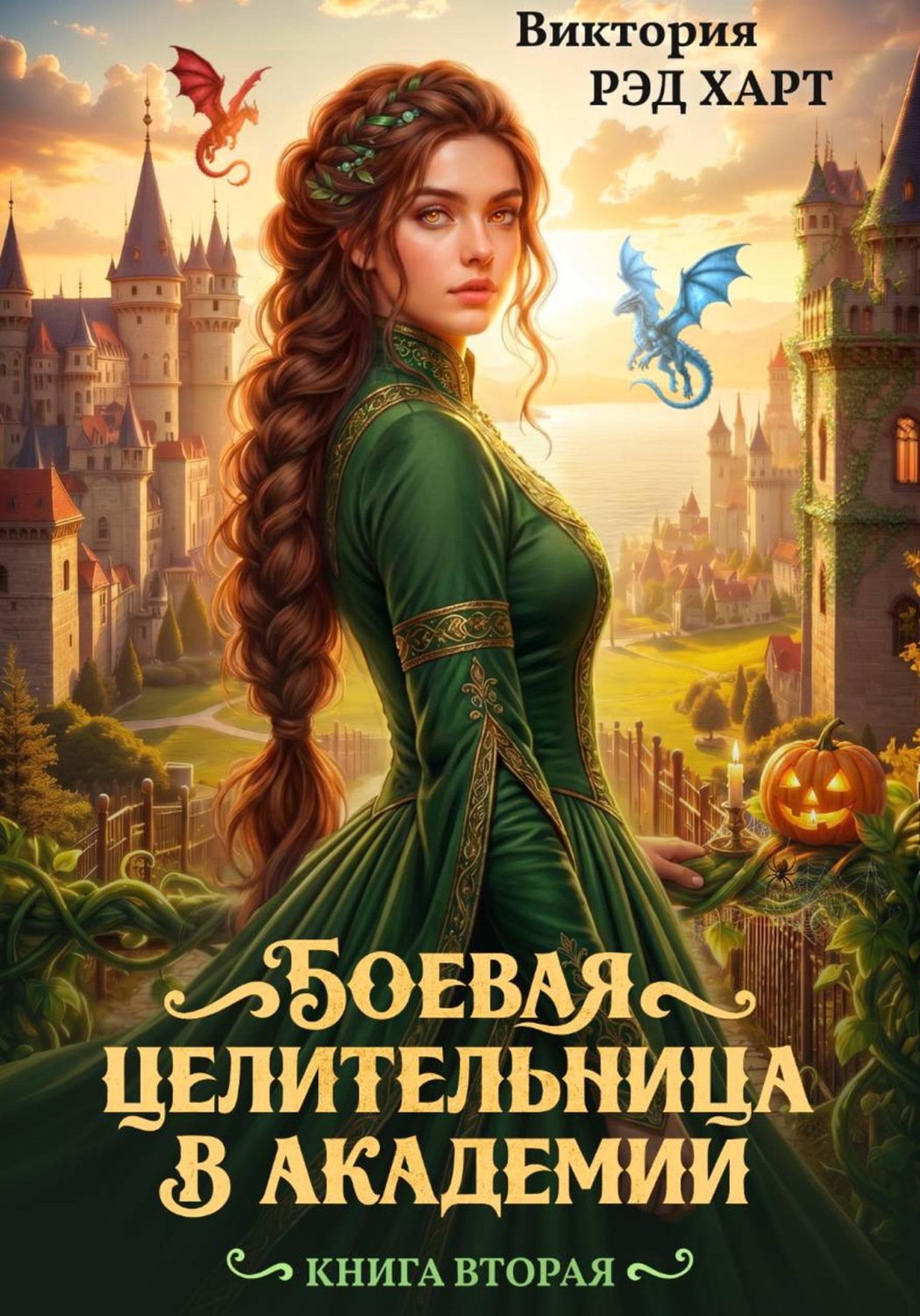 Обложка книги «Боевая целительница в Академии. Вторая книга»