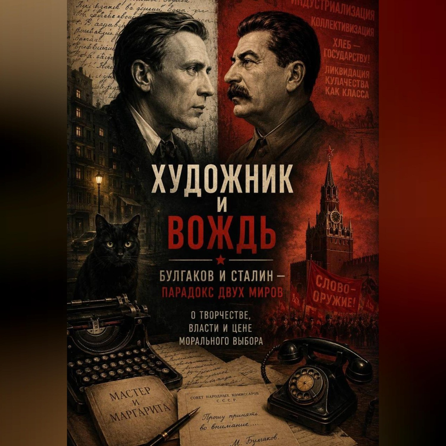 Обложка книги «Художник и вождь: Булгаков и Сталин — парадокс двух миров»