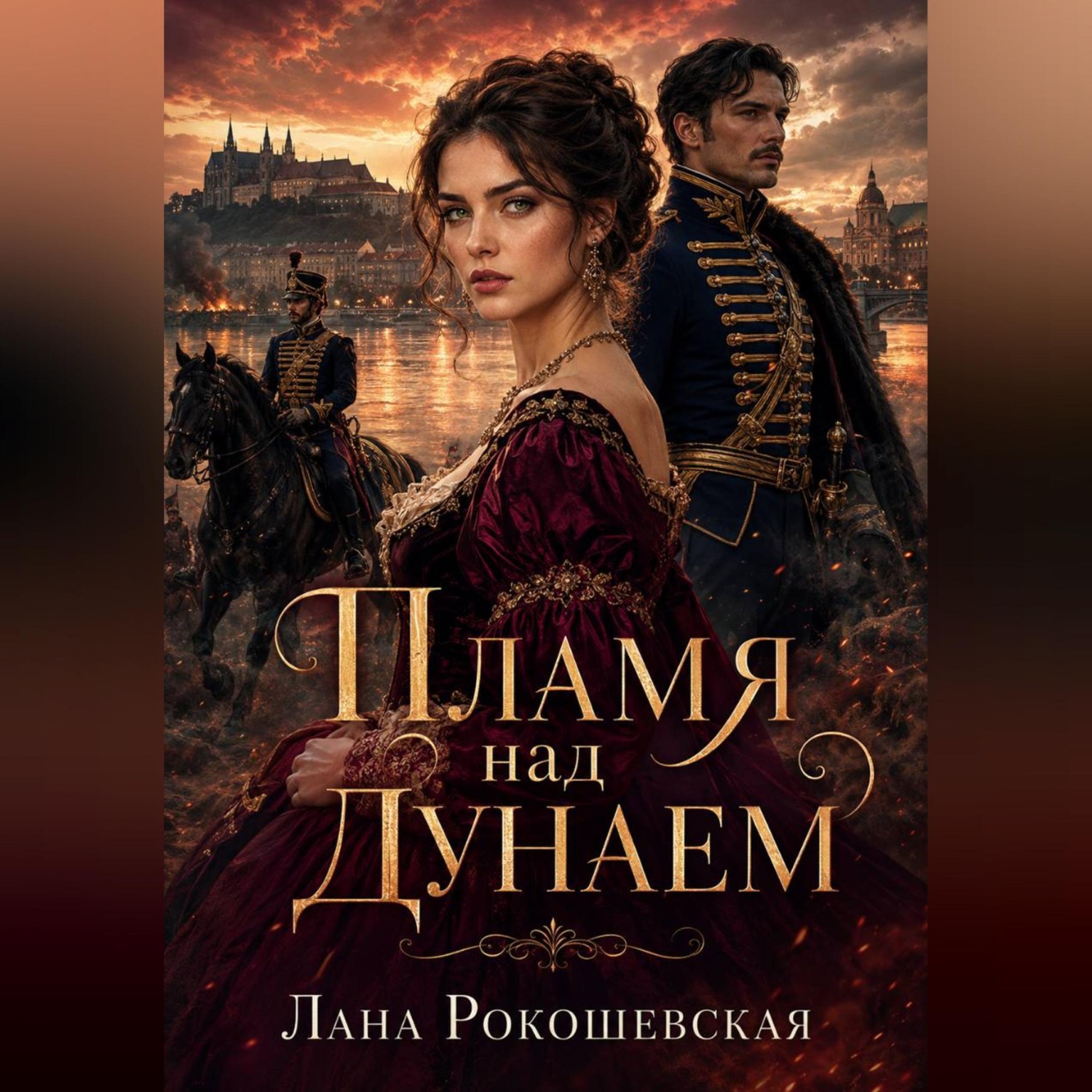 Обложка книги «Пламя над Дунаем»