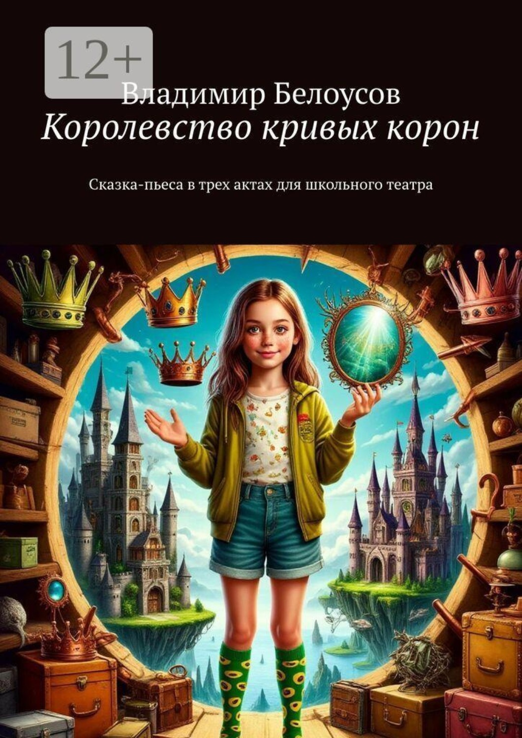 Обложка книги «Королевство кривых корон. Сказка-пьеса в трех актах для школьного театра»