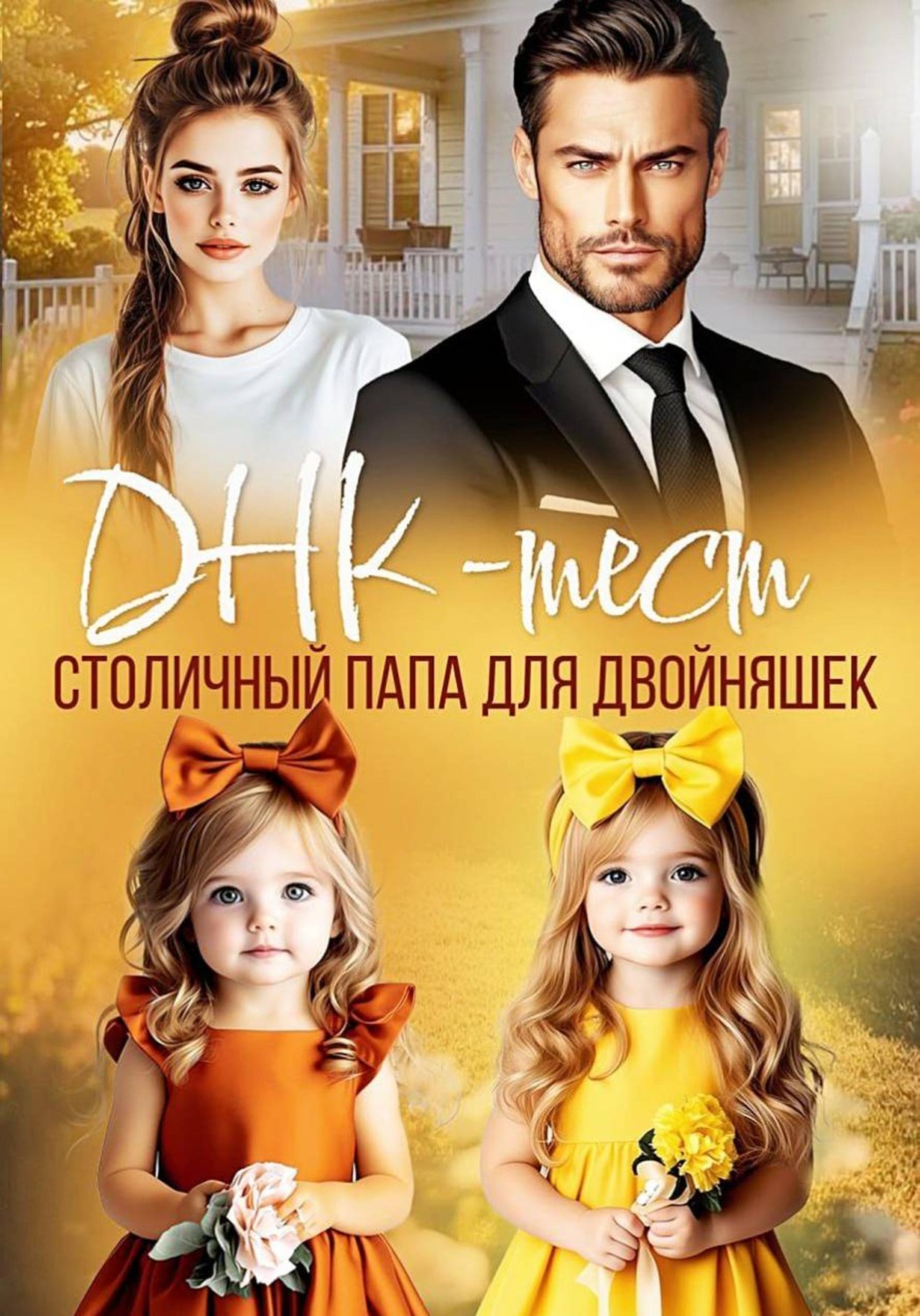 Обложка книги «ДНК-тест. Столичный папа для двойняшек»