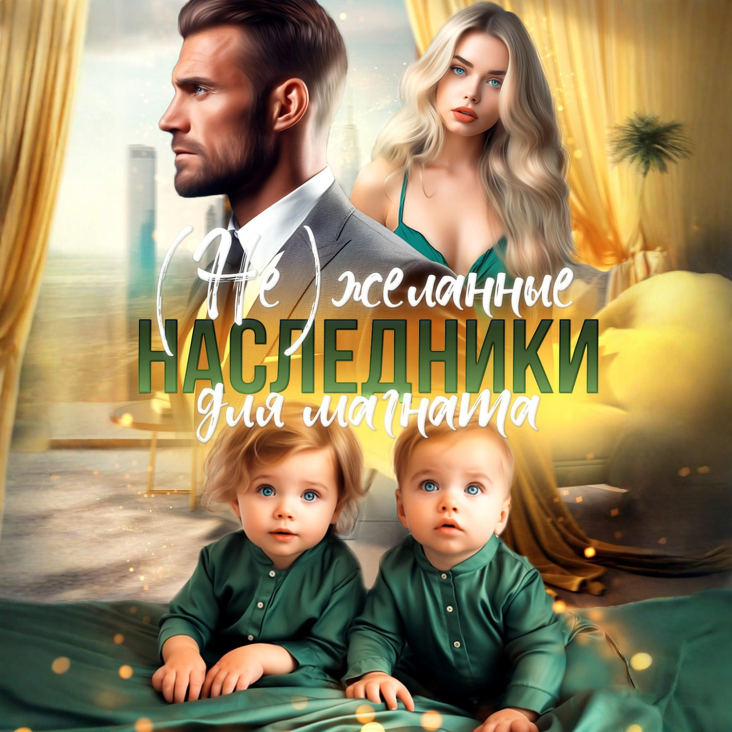 Обложка книги «(Не)желанные наследники для магната»