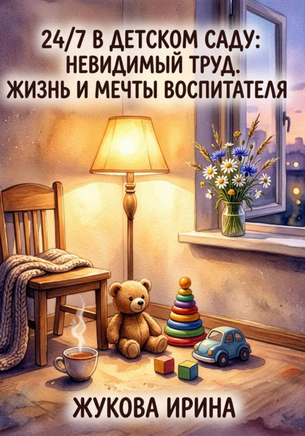 Обложка книги «24/7 в детском саду: невидимый труд. Жизнь и мечты воспитателя»