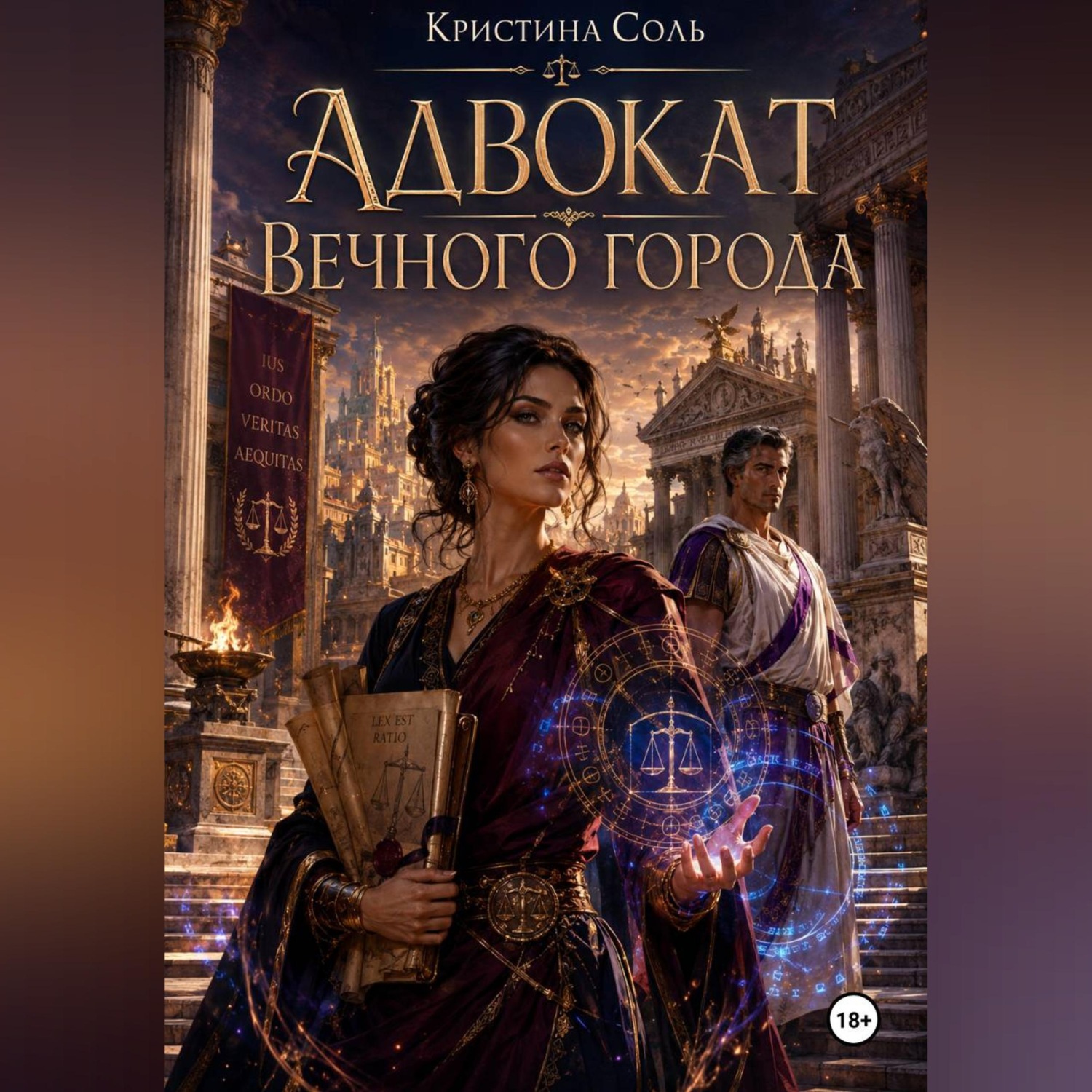 Обложка книги «Адвокат Вечного города»