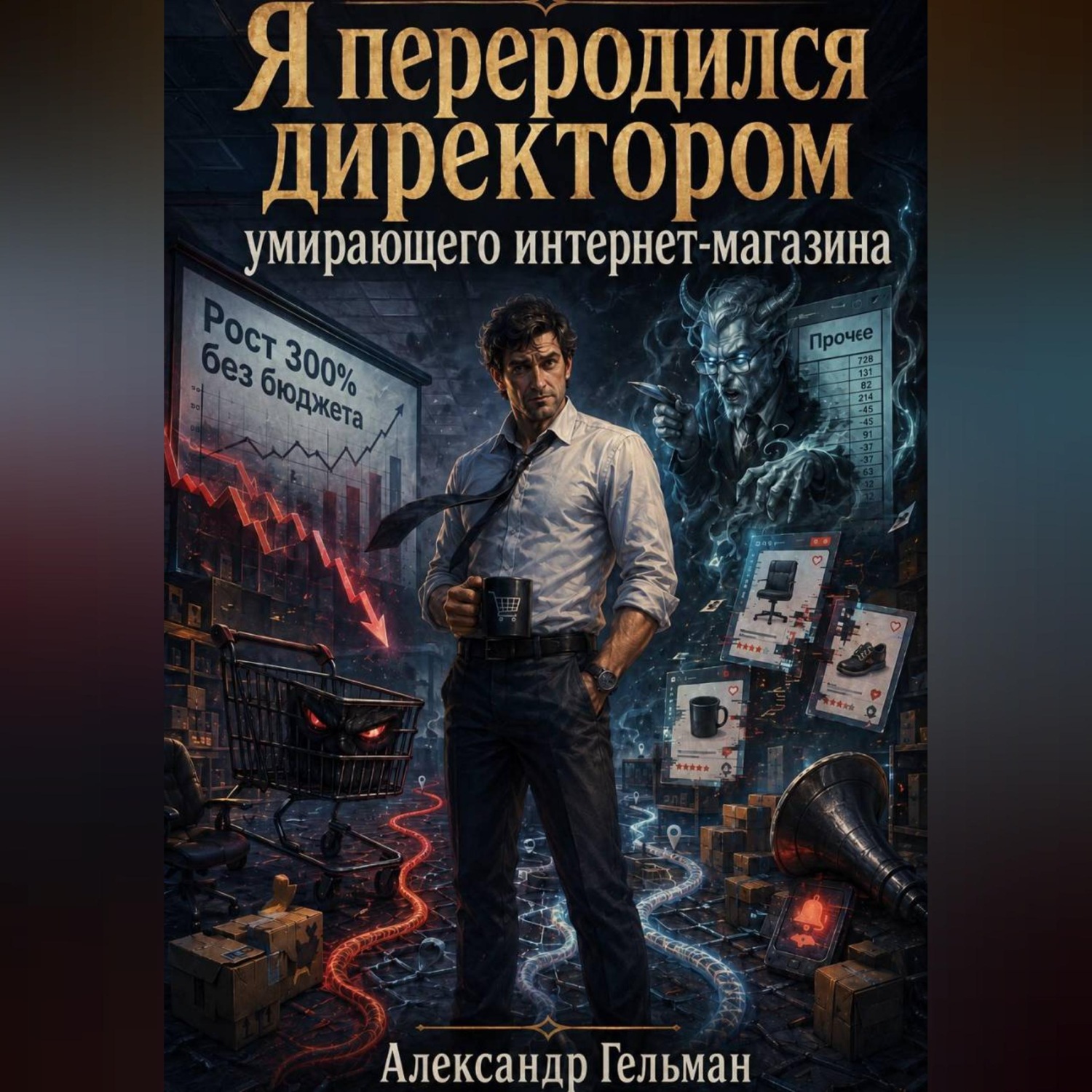 Обложка книги «Я переродился директором умирающего интернет-магазина»