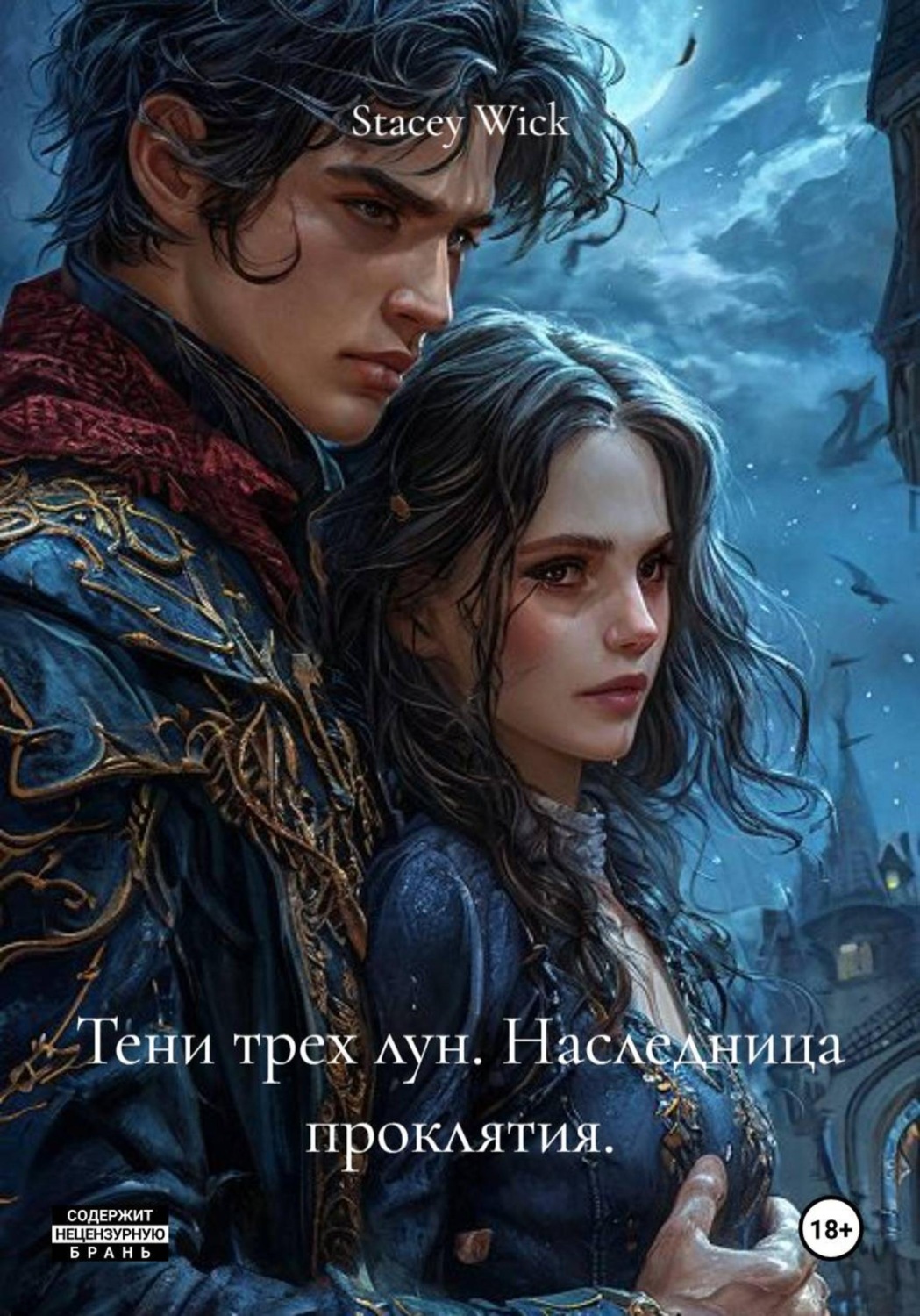 Обложка книги «Тени трех лун. Наследница проклятия»
