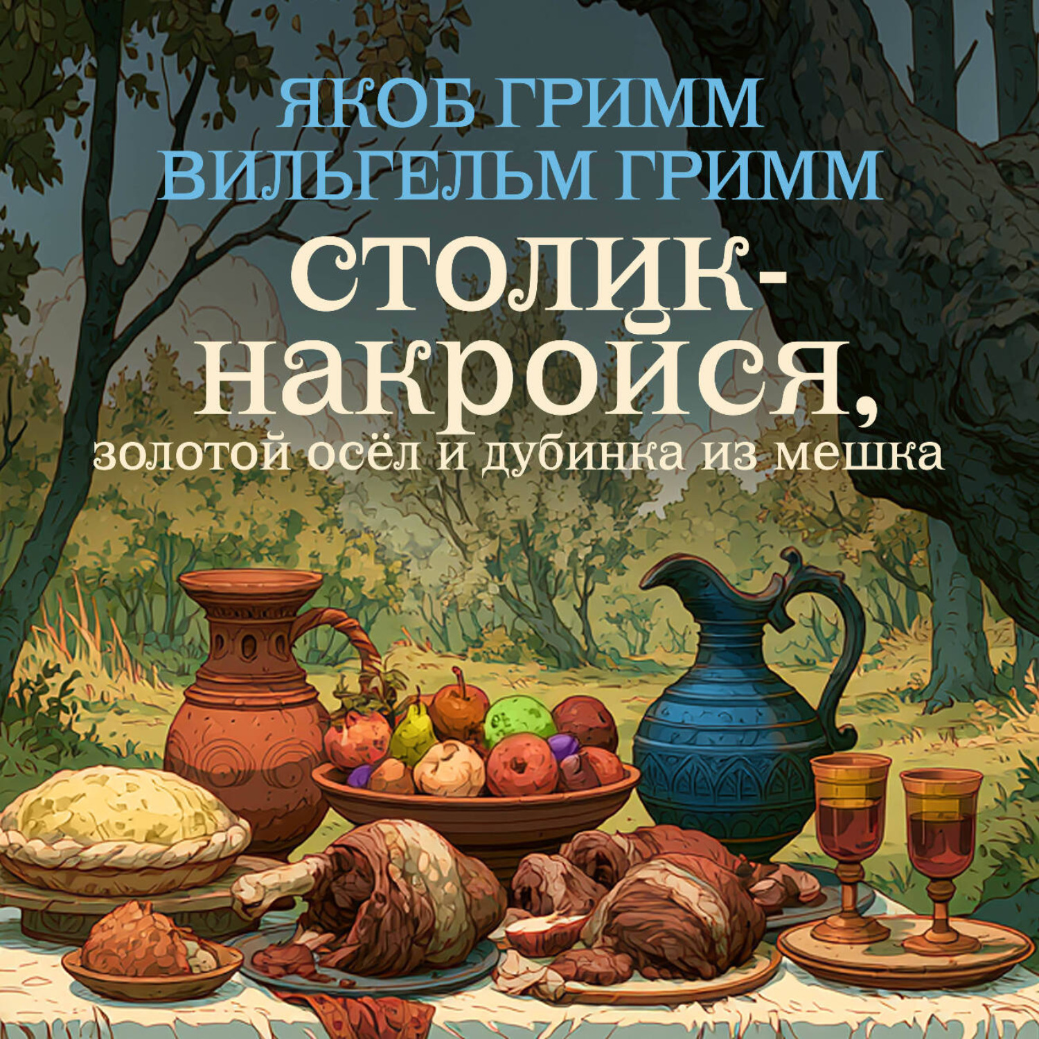 Обложка книги «Столик-накройся, золотой осёл и дубинка из мешка»