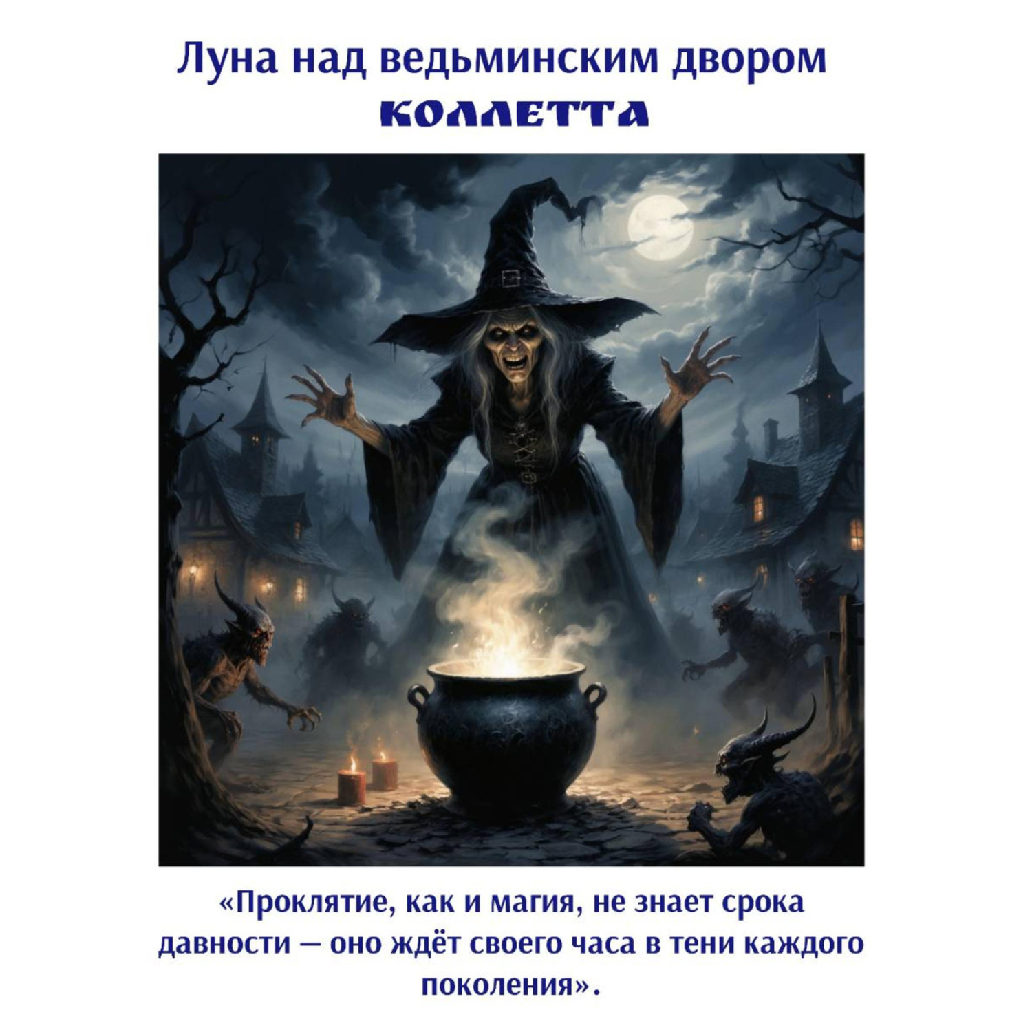 Обложка книги «Луна над ведьминским двором»