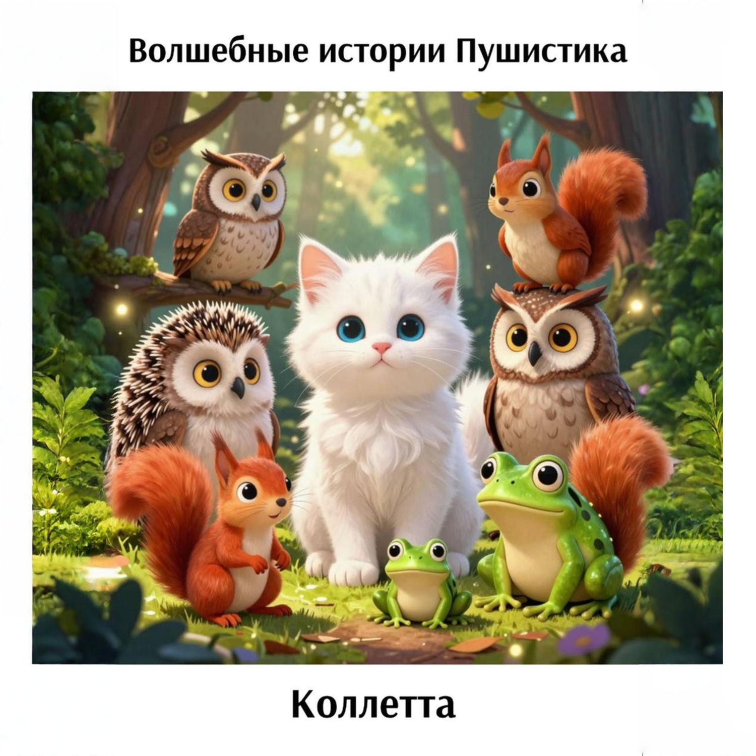 Обложка книги «Волшебные истории Пушистика»