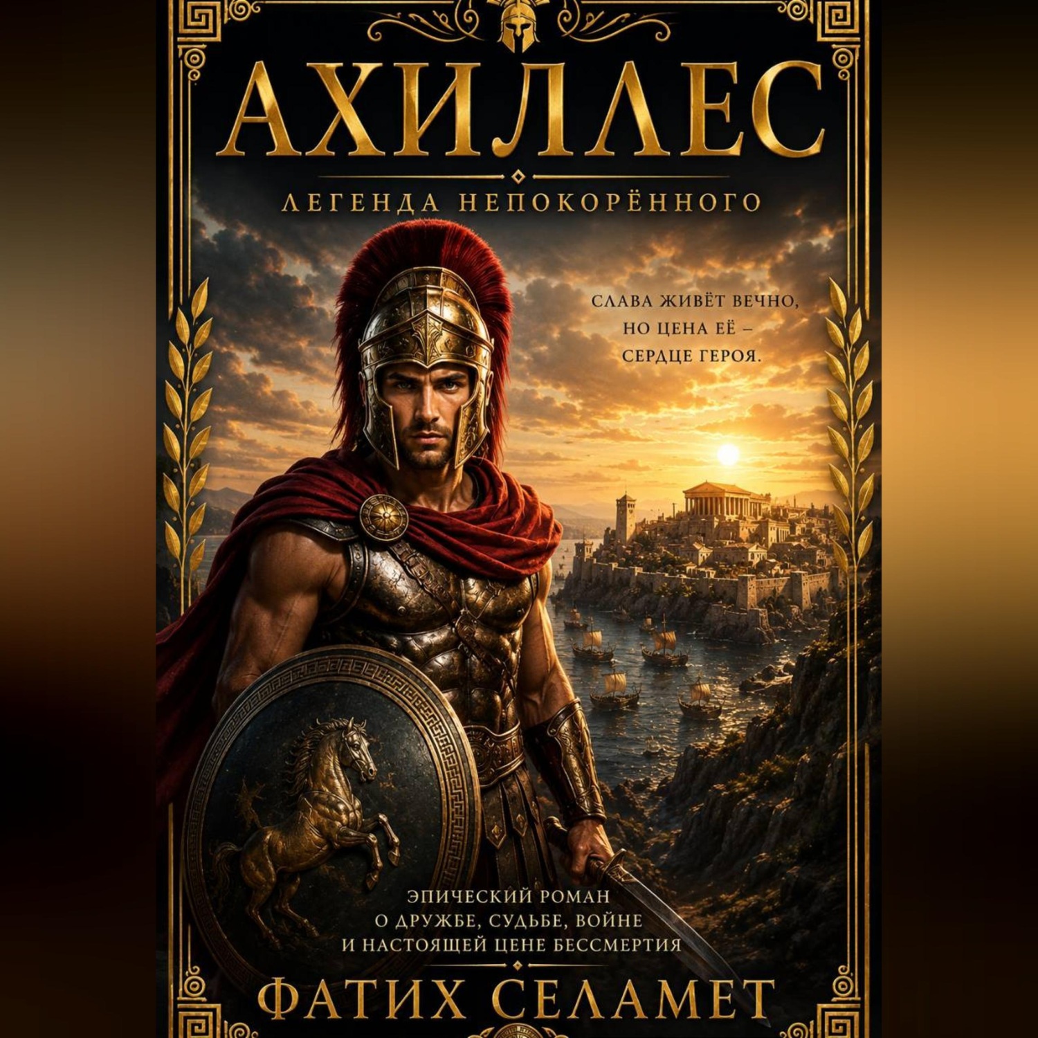 Обложка книги «Ахиллес: Легенда непокорённого»