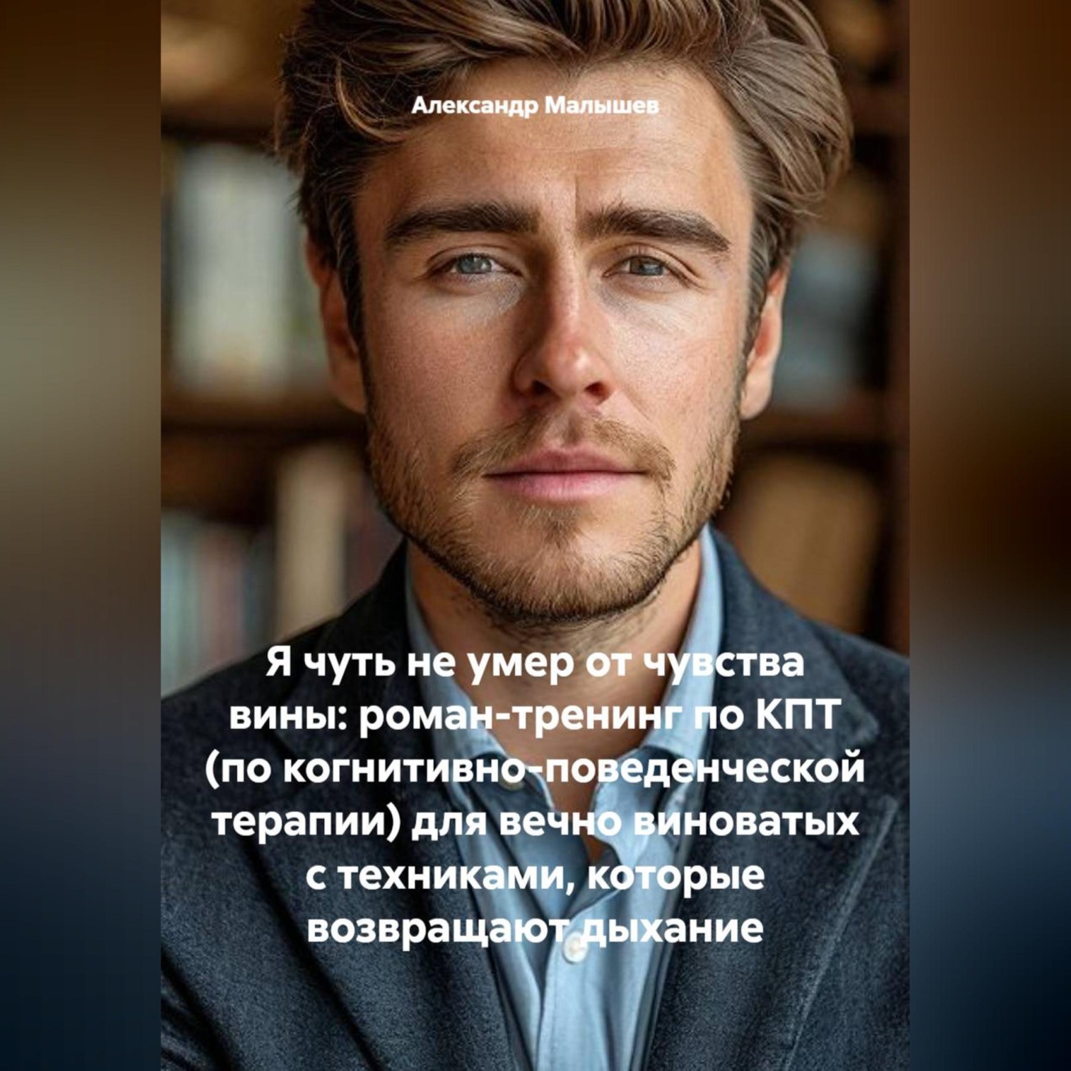 Обложка книги «Я чуть не умер от чувства вины: роман-тренинг по КПТ (по когнитивно-поведенческой терапии) для вечно виноватых с техниками, которые возвращают дыхание»