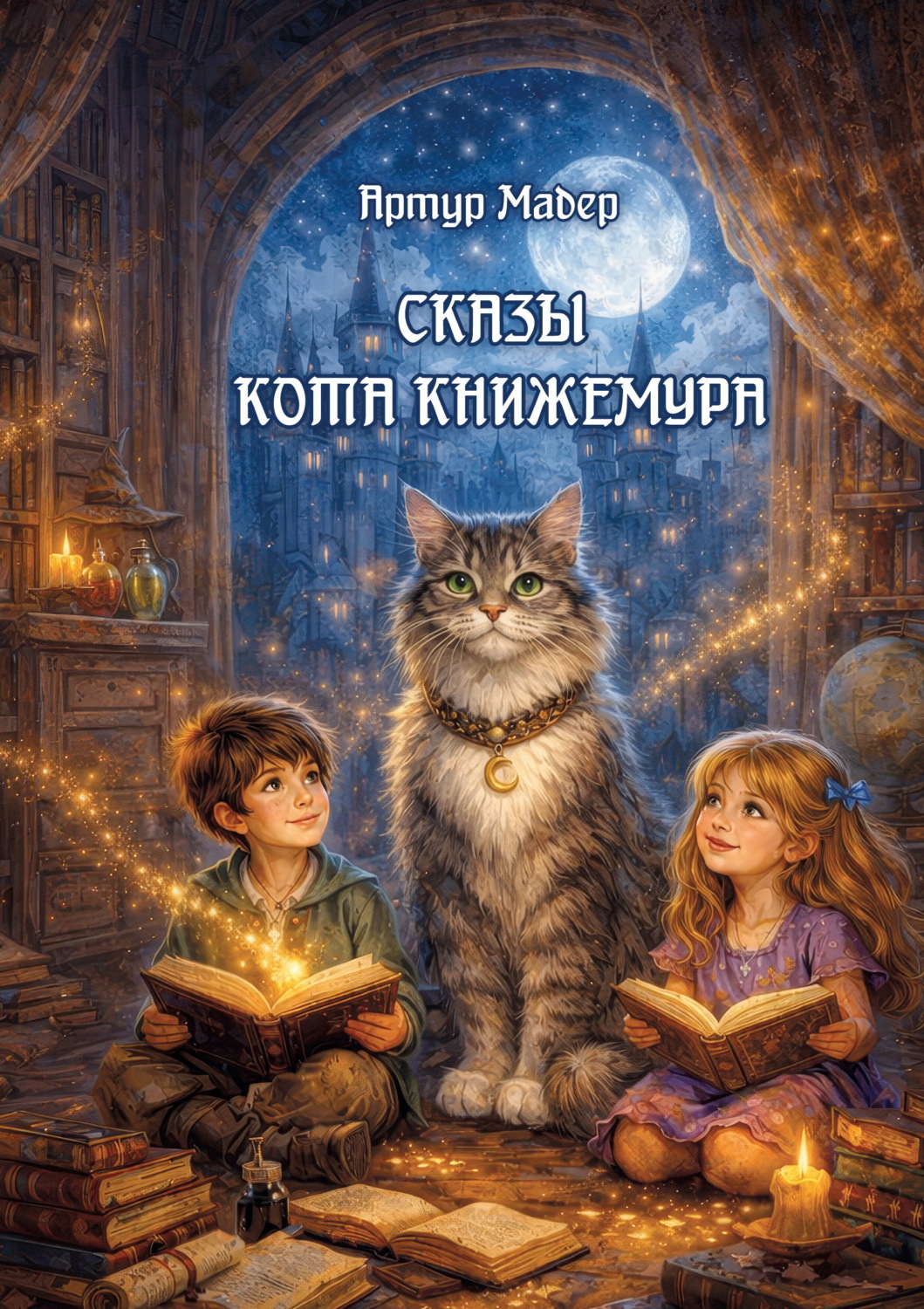 Обложка книги «Сказы кота Книжемура»