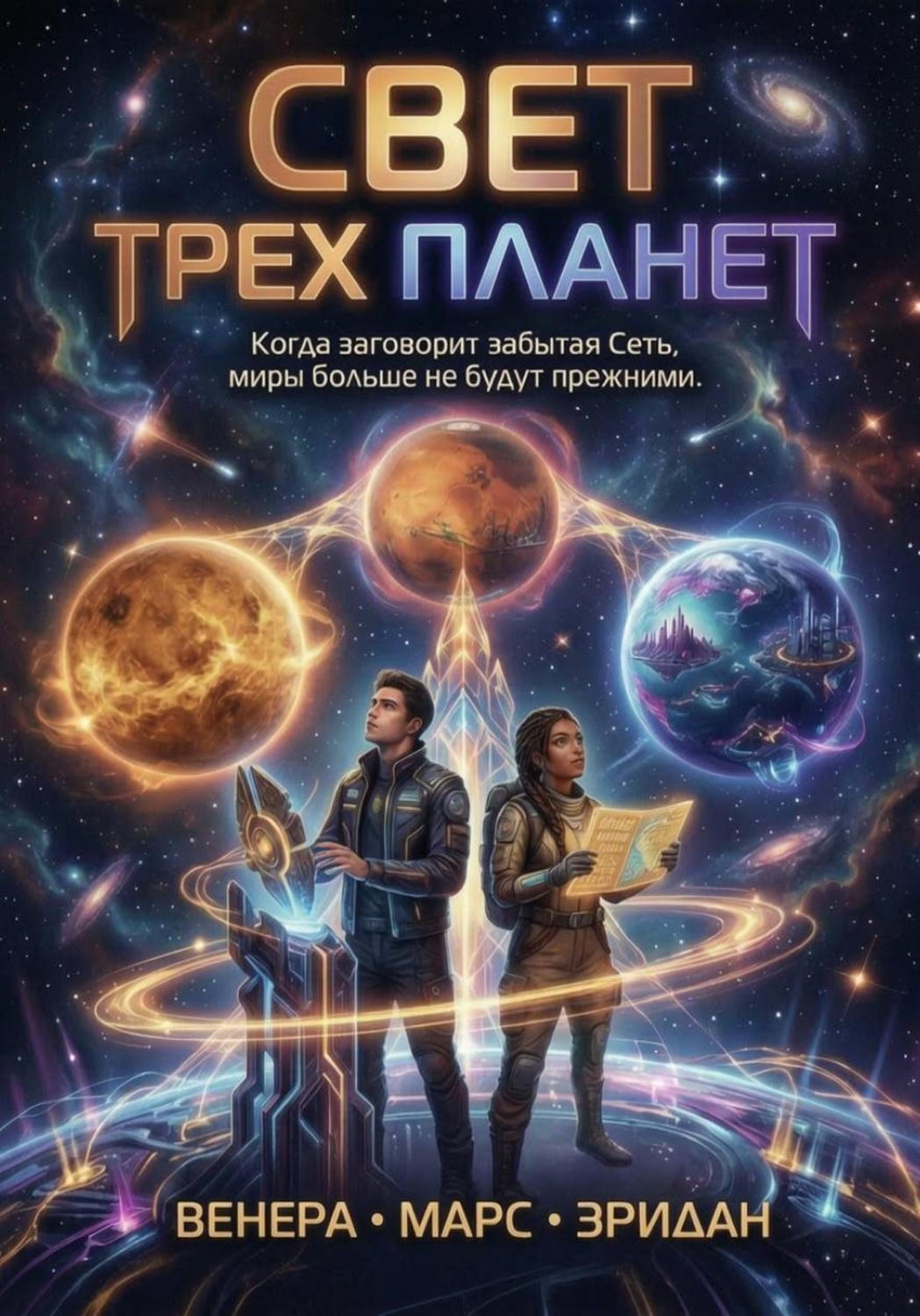 Обложка книги «Свет трех планет»