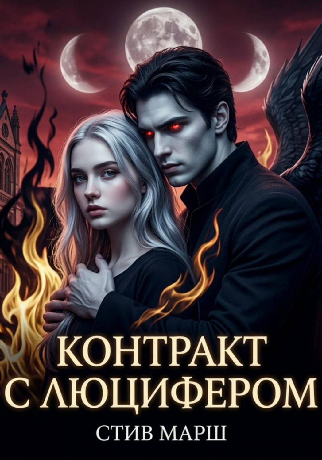 Обложка книги «Контракт с Люцифером. Книга первая. Академия Проклятых»