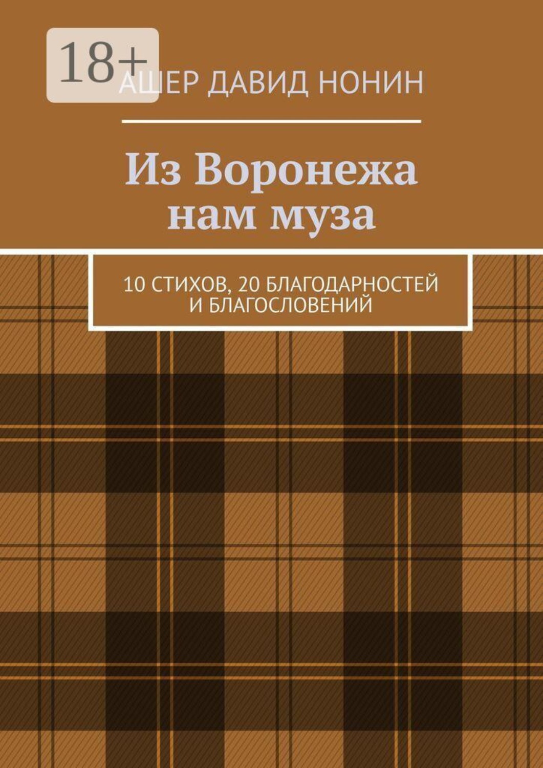 Обложка книги «Из Воронежа нам муза. 10 стихов, 20 благодарностей и благословений»