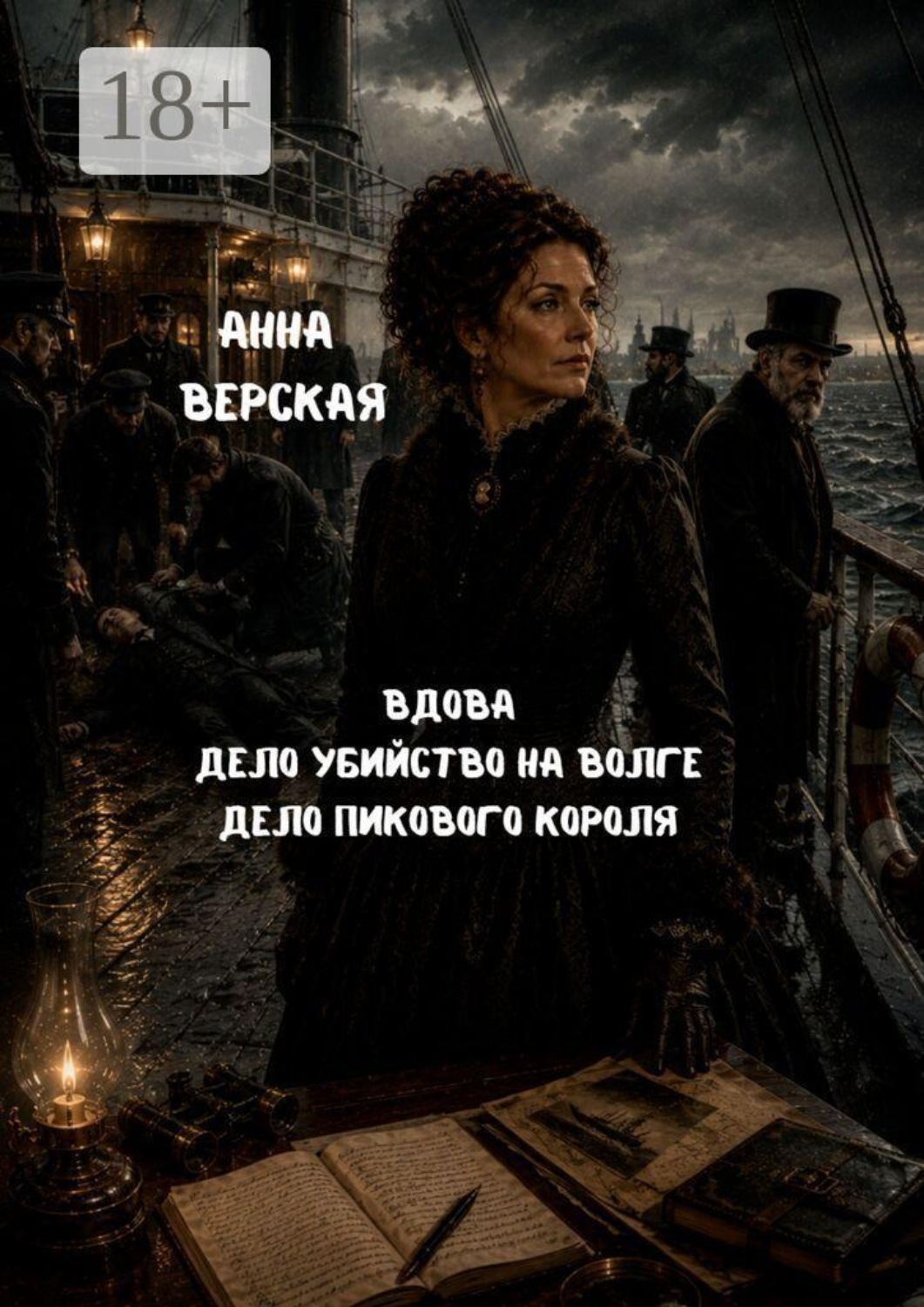 Обложка книги «Вдова. Дело «Убийство на волге». Дело «Пикового короля»»