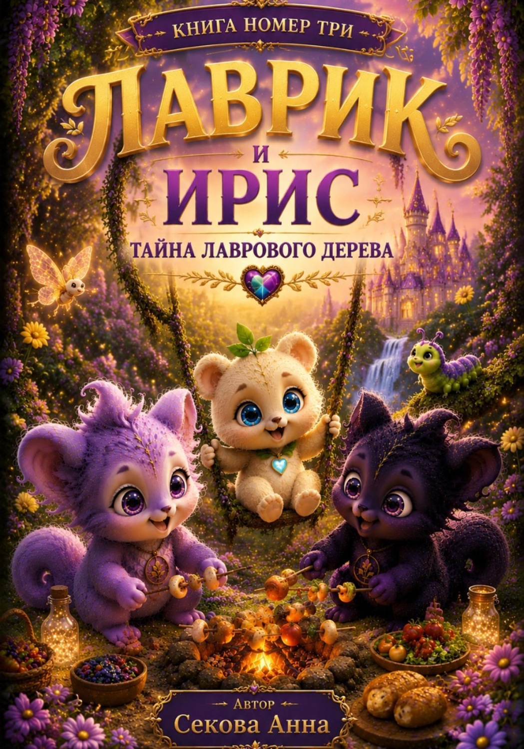 Обложка книги «Лаврик и Ирис 3. Тайна лаврового дерева»