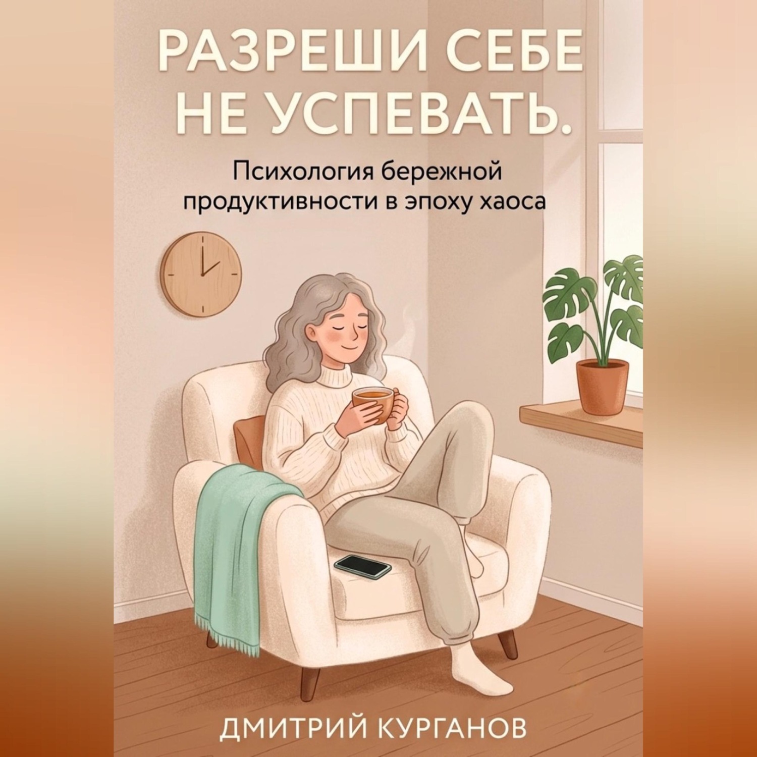 Обложка книги «Разреши себе не успевать. Психология бережной продуктивности в эпоху хаоса»