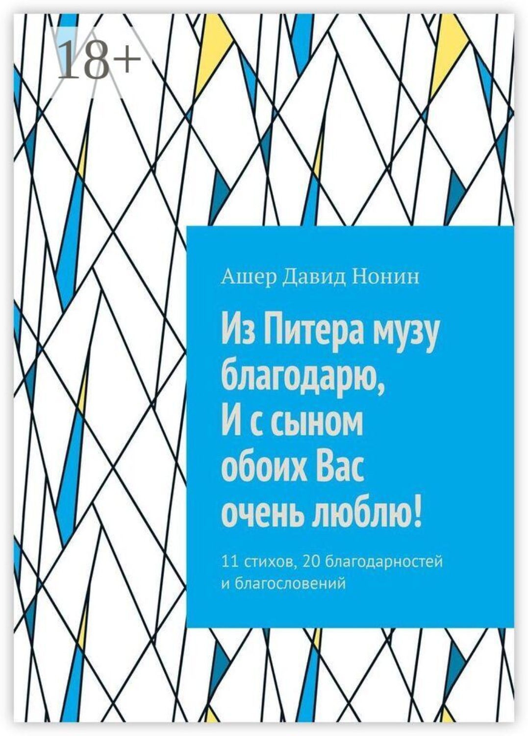 Обложка книги «Из Питера музу благодарю, И с сыном обоих Вас очень люблю! 11 стихов, 20 благодарностей и благословений»
