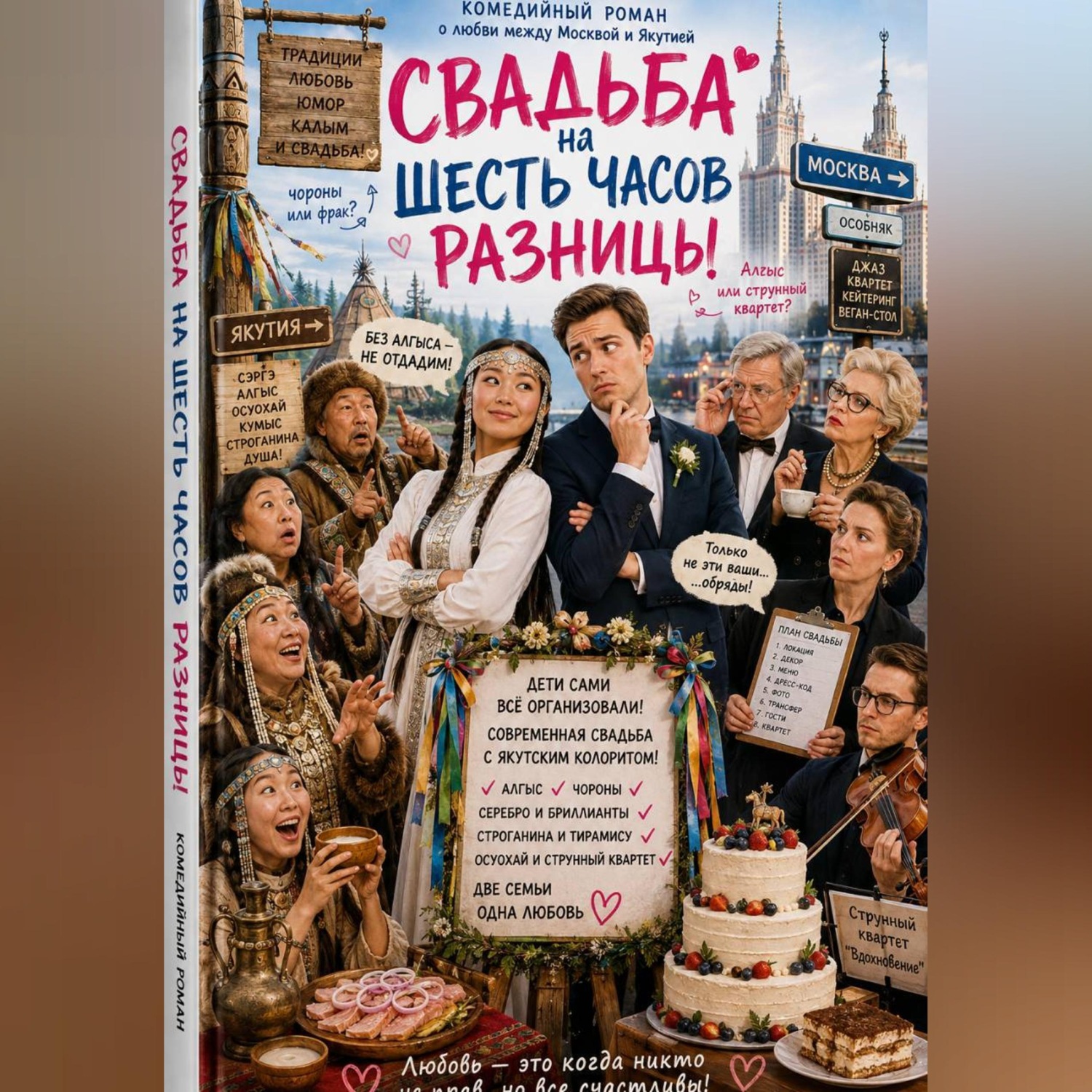 Обложка книги «СВАДЬБА НА ШЕСТЬ ЧАСОВ РАЗНИЦЫ»