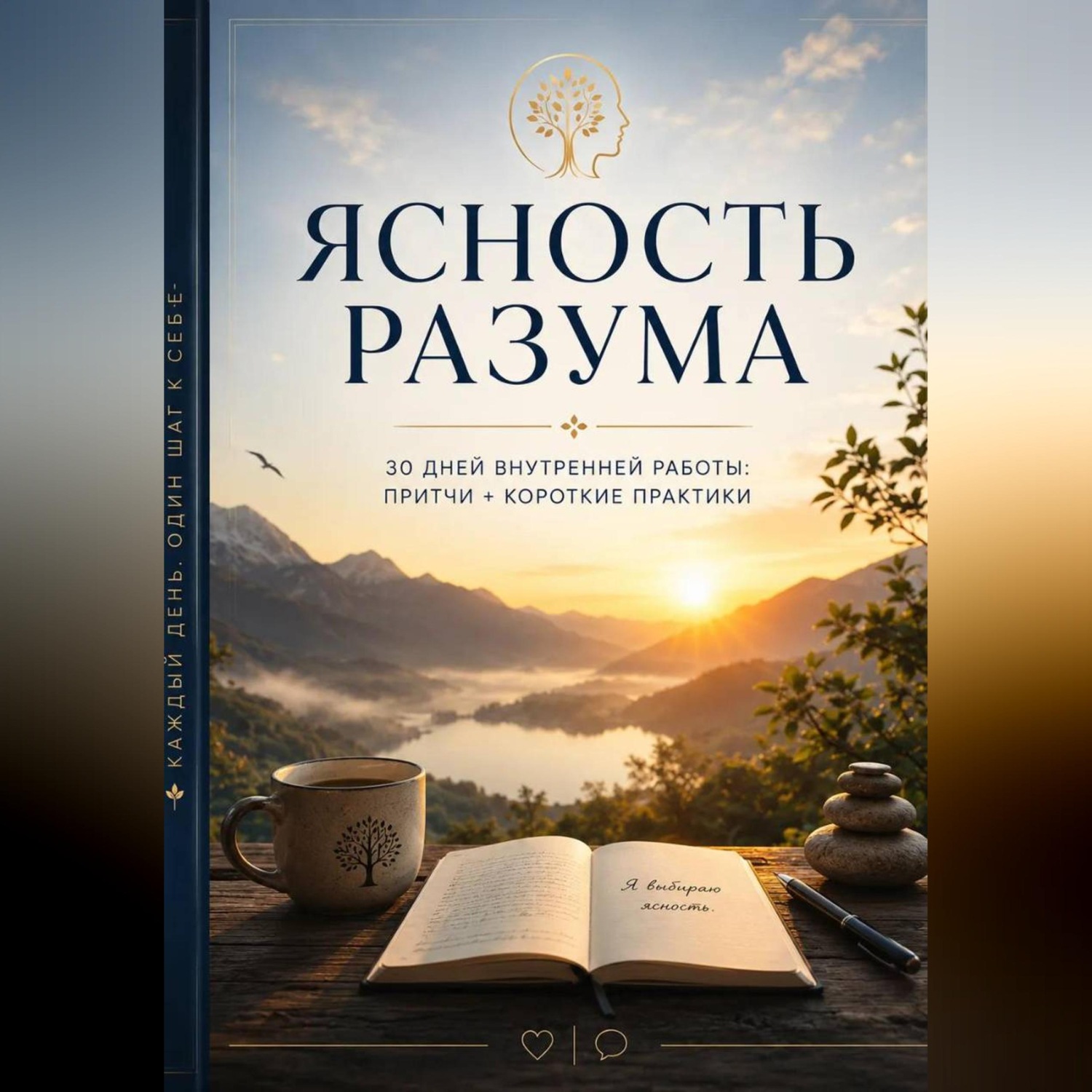 Обложка книги «Ясность разума. 30 дней тихого возвращения к себе»
